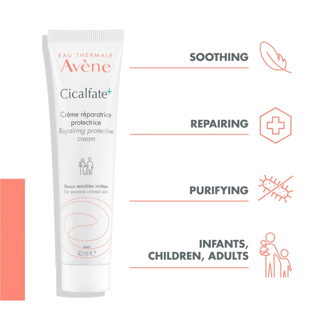 Buy Avène Cicalfate+ Repairing Protective Cream 40ml (1.35fl oz) · USA