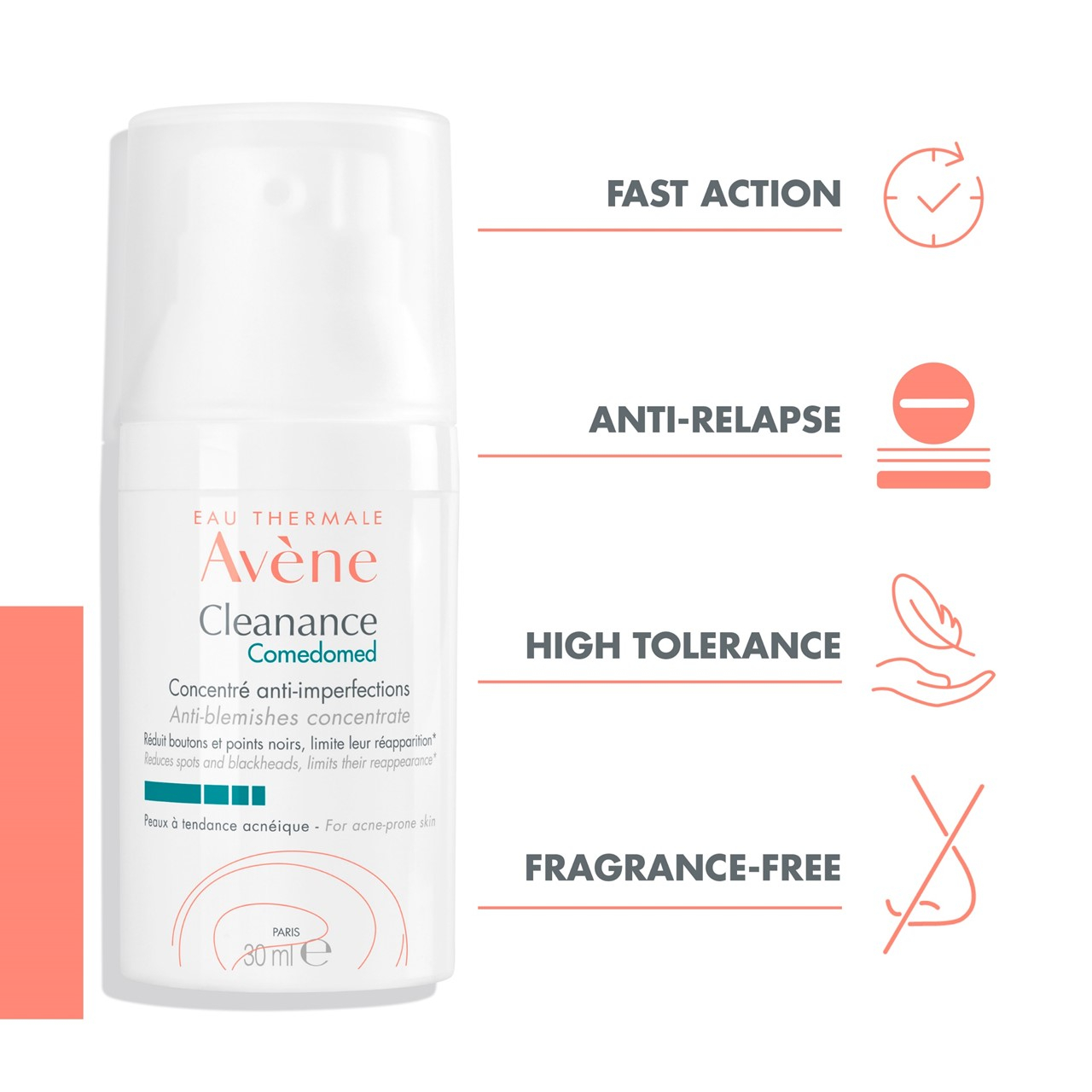 Buy Avène Cleanance Comedomed Anti-Imperfections Concentrate 30ml (1.01fl  oz) · USA
