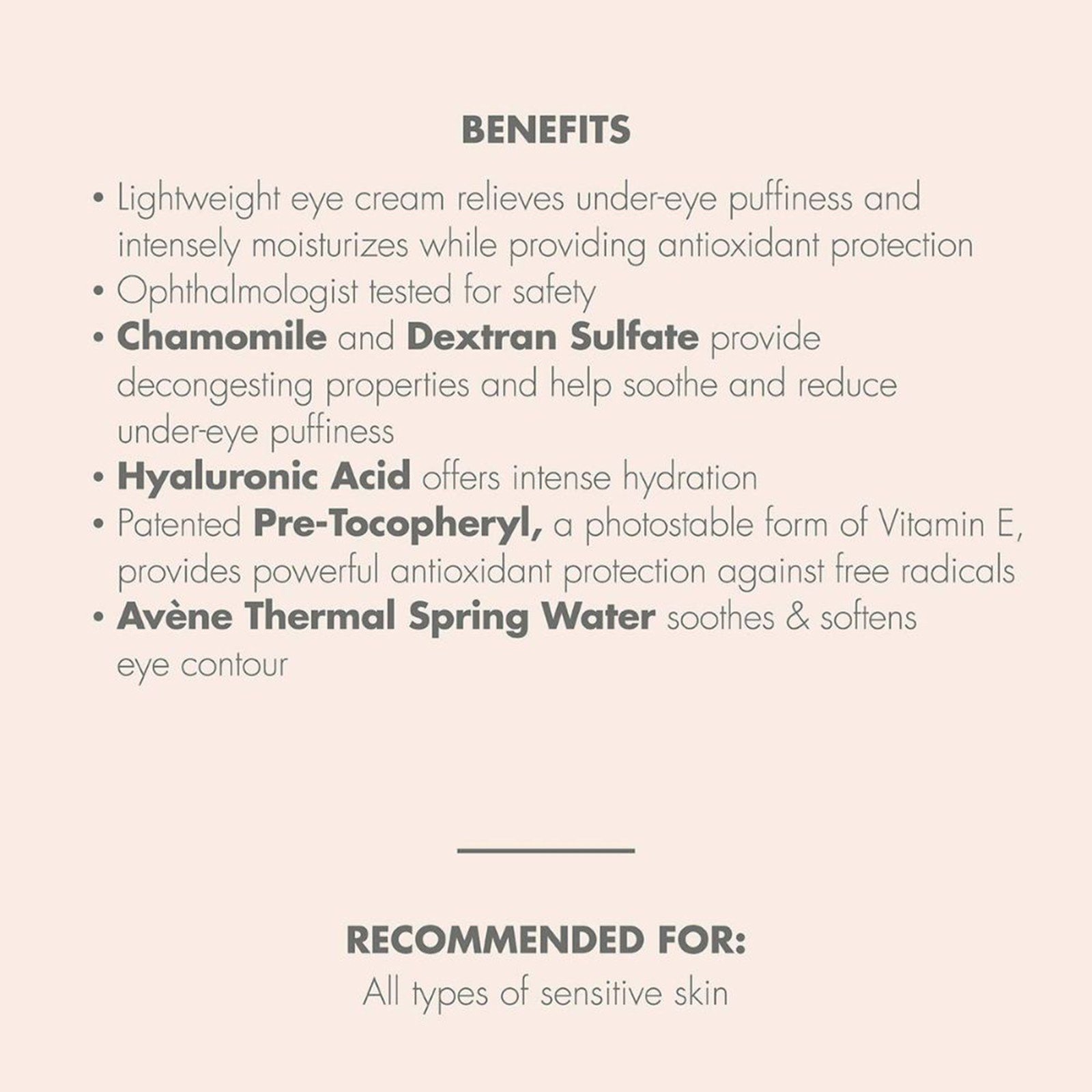 Avène Les Essentiels Emulsão Contorno de Olhos papos e olheiras 10ml
