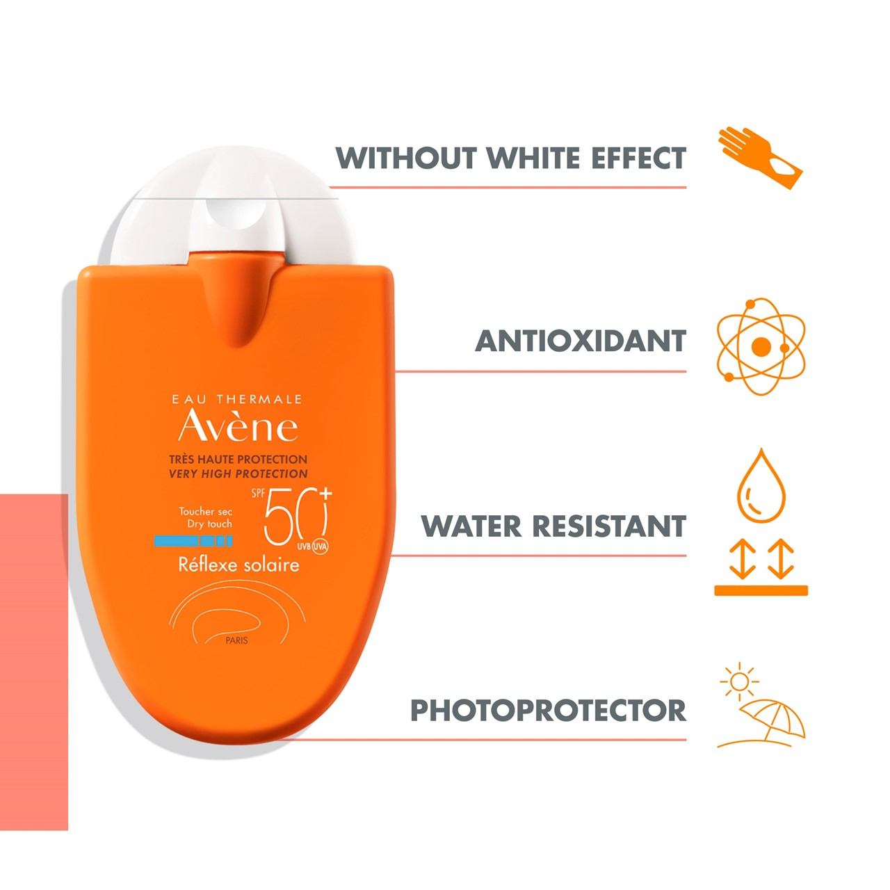Avène Sun Very High Protection Réflexe Solaire Dry Touch SPF50+ 30ml