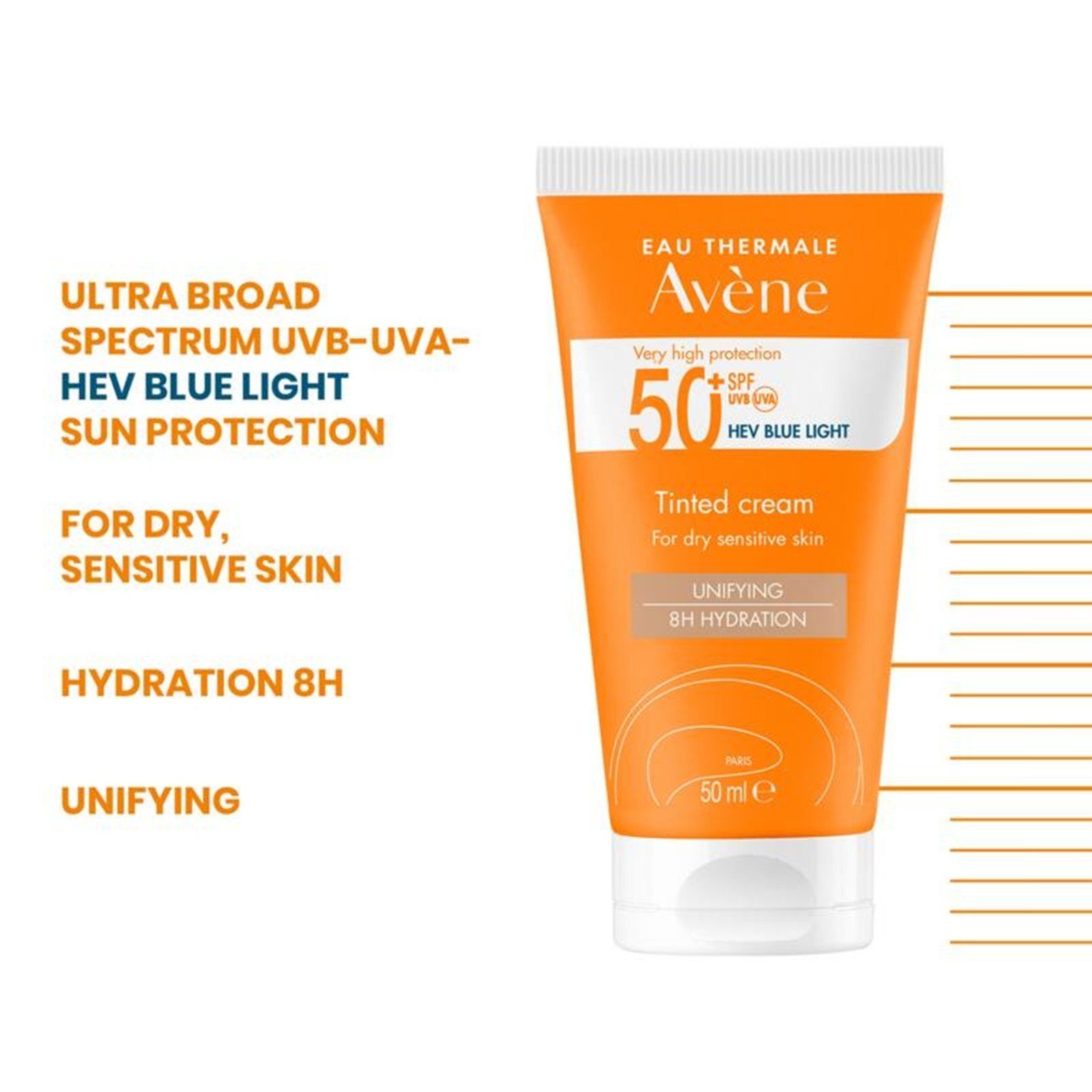 Avène Sun Very High Protection Tinted Cream SPF50+ 50ml