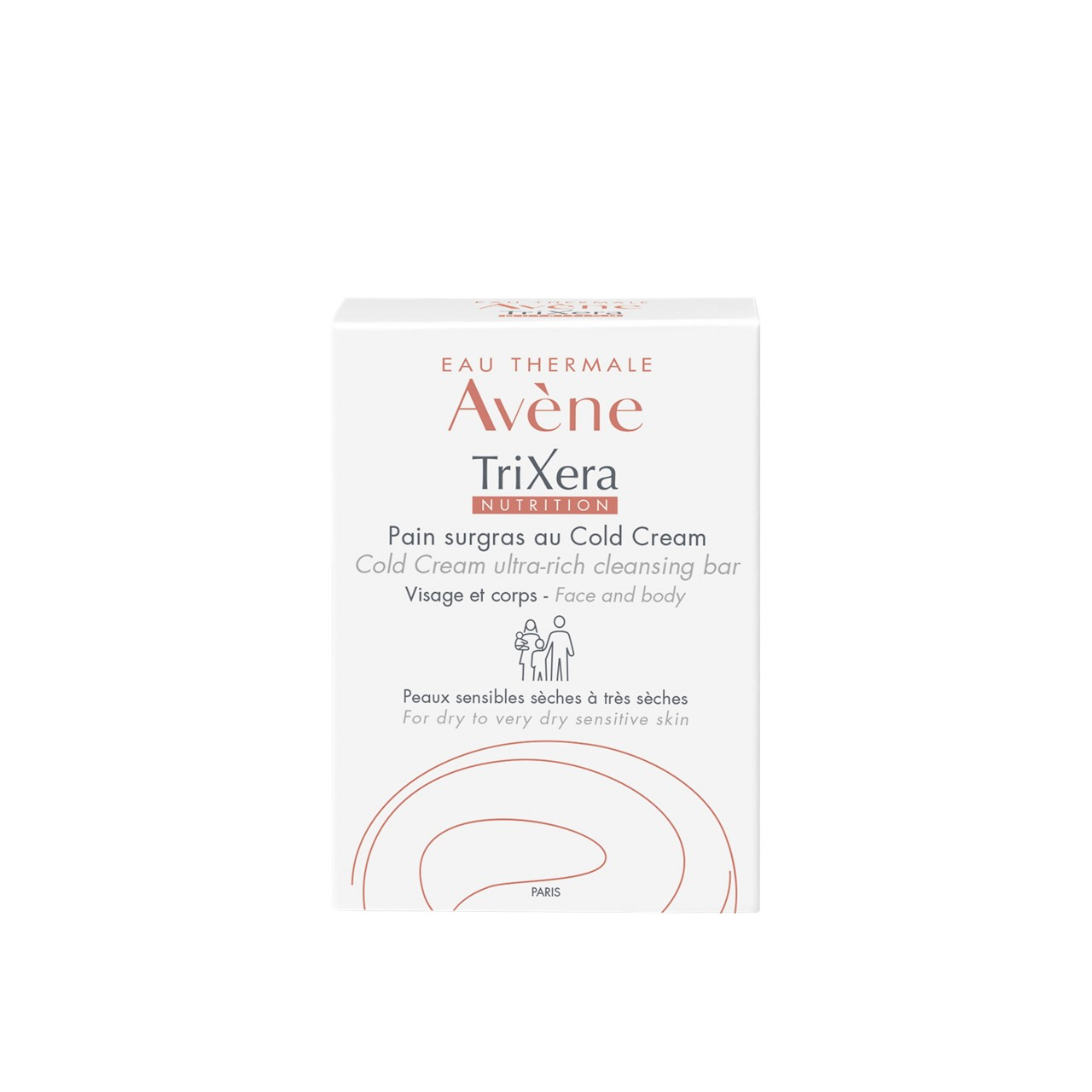 Avène TriXera Sabonete Nutritivo de Limpeza com Cold Cream 100g
