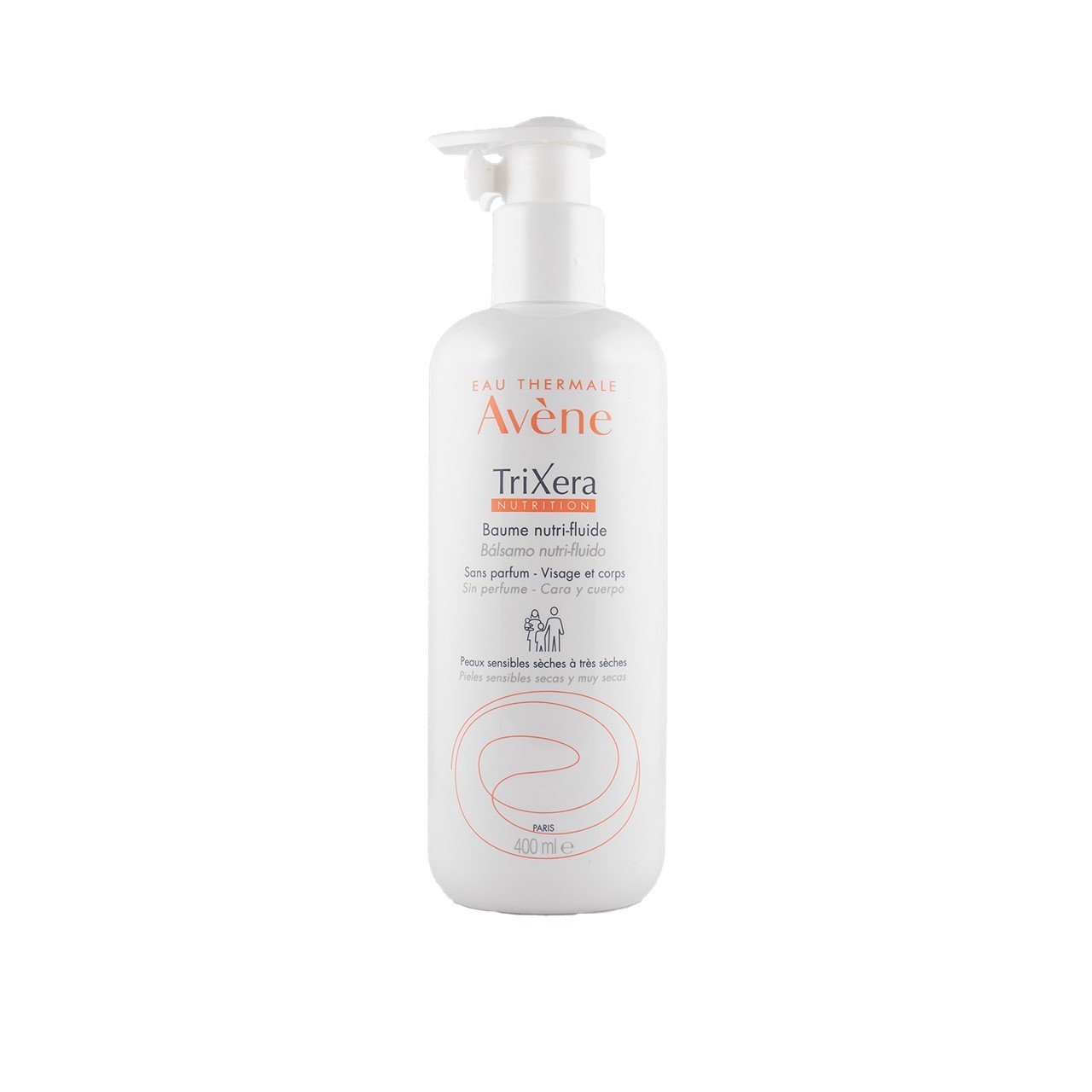 Avène TriXera Nutrition Nutri-Fluid Balm Fragrance-Free 400ml