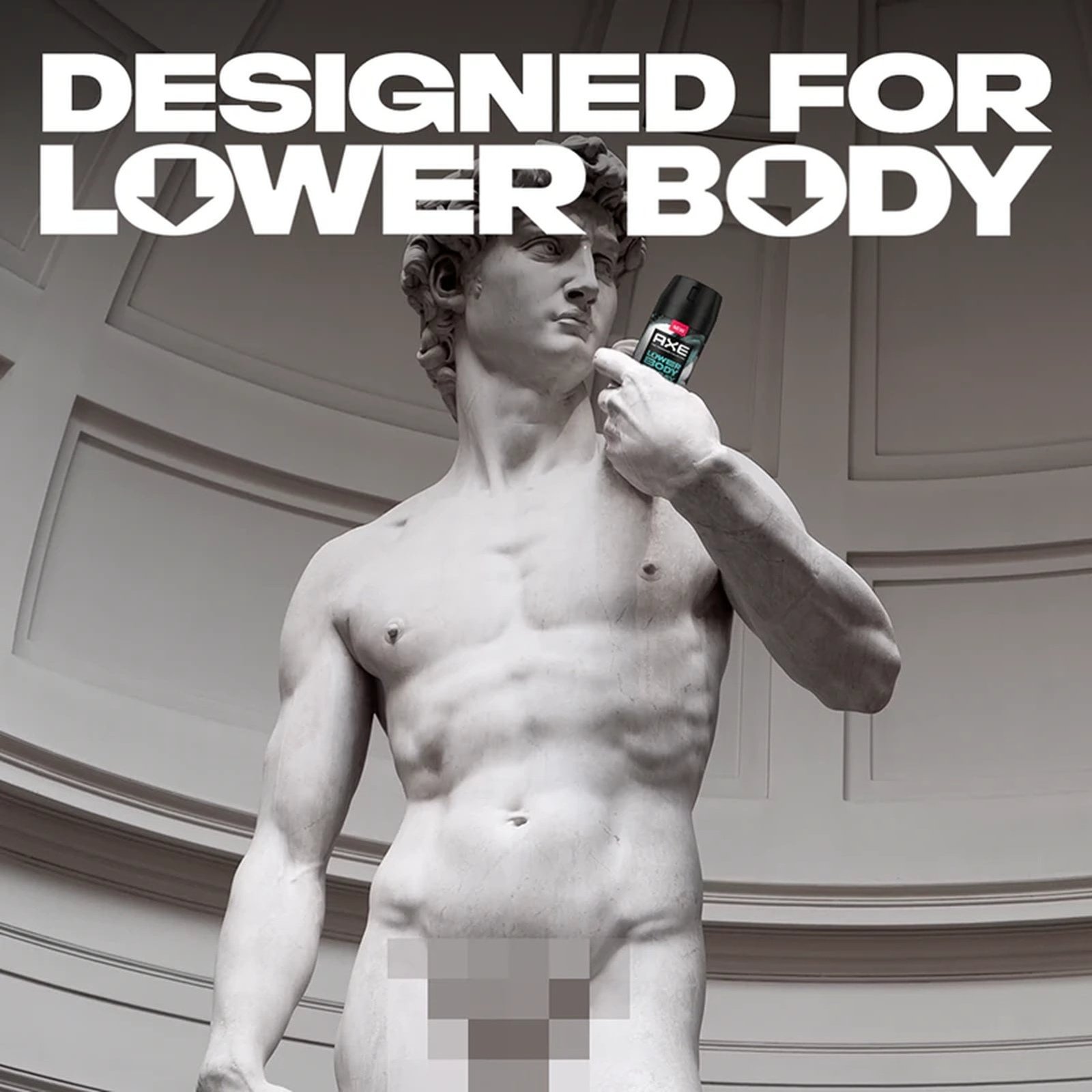 Axe Deodorantspray til underkroppen med duft af kokos og sandeltræ, 100 ml