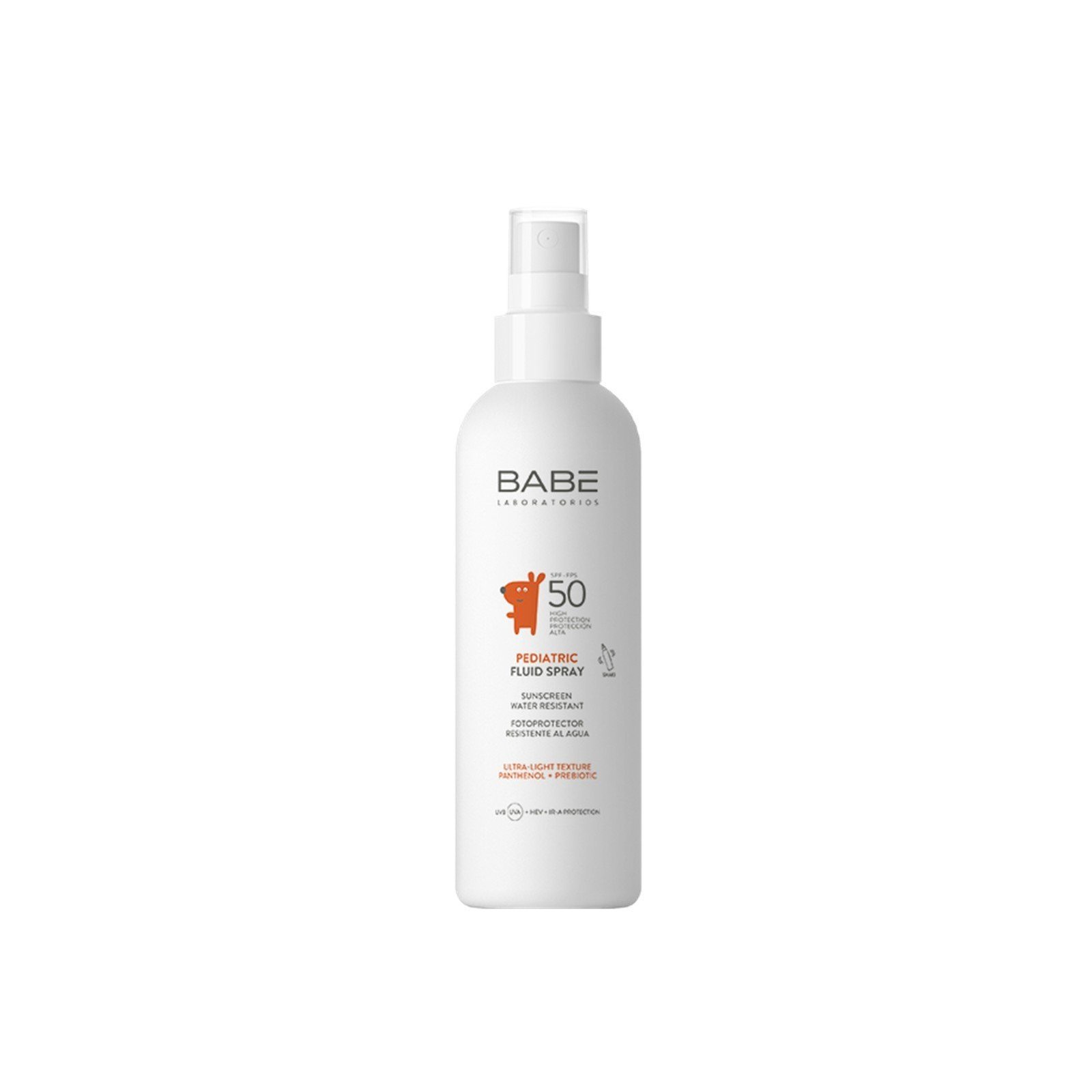 Babé Pediatric Fluid Spray Sunscreen SPF50 200ml