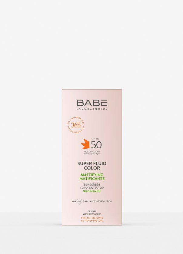 Babé Super Fluid Color Mattifying Sunscreen SPF50 50ml (1.7floz)
