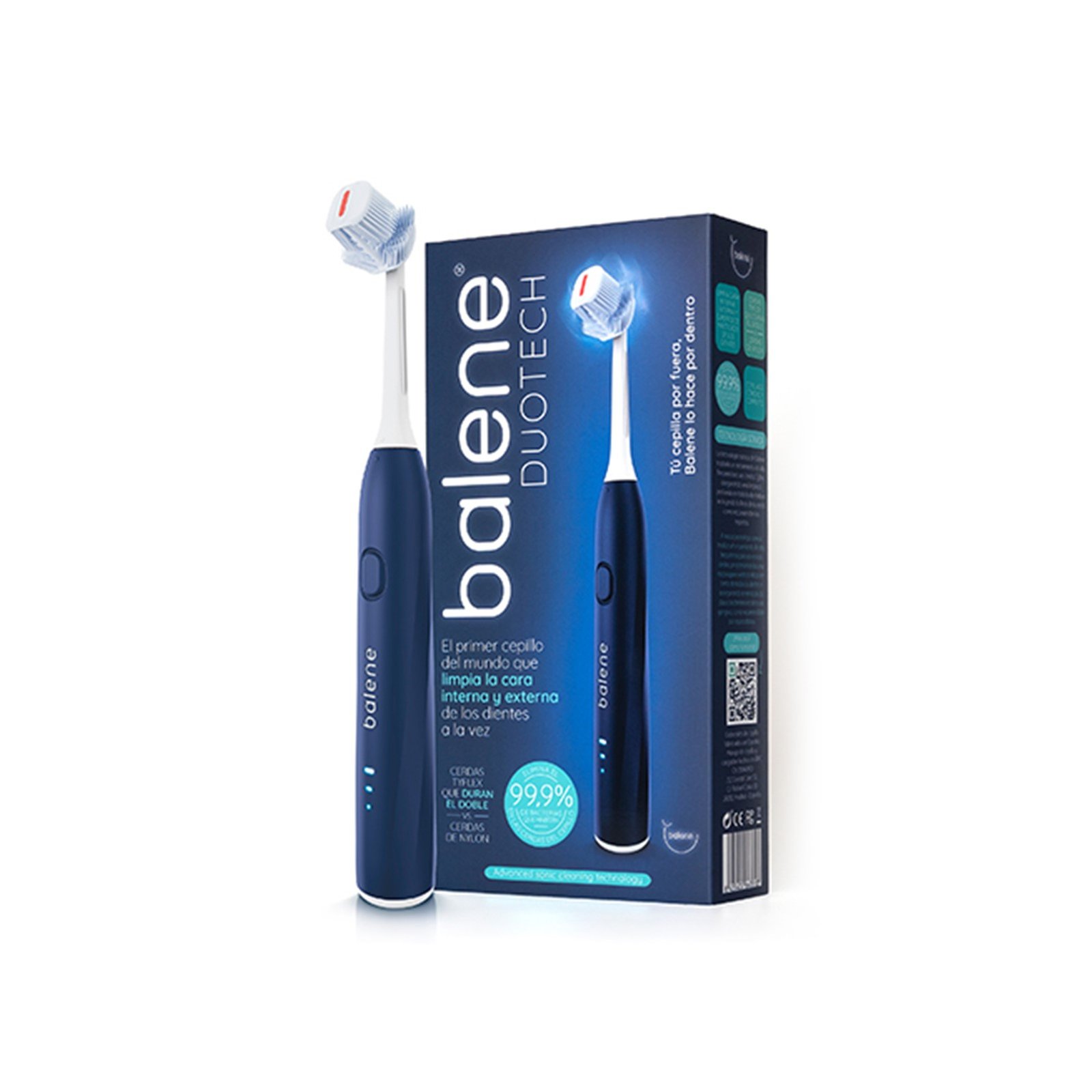 Balene Duotech Electric Toothbrush Blue