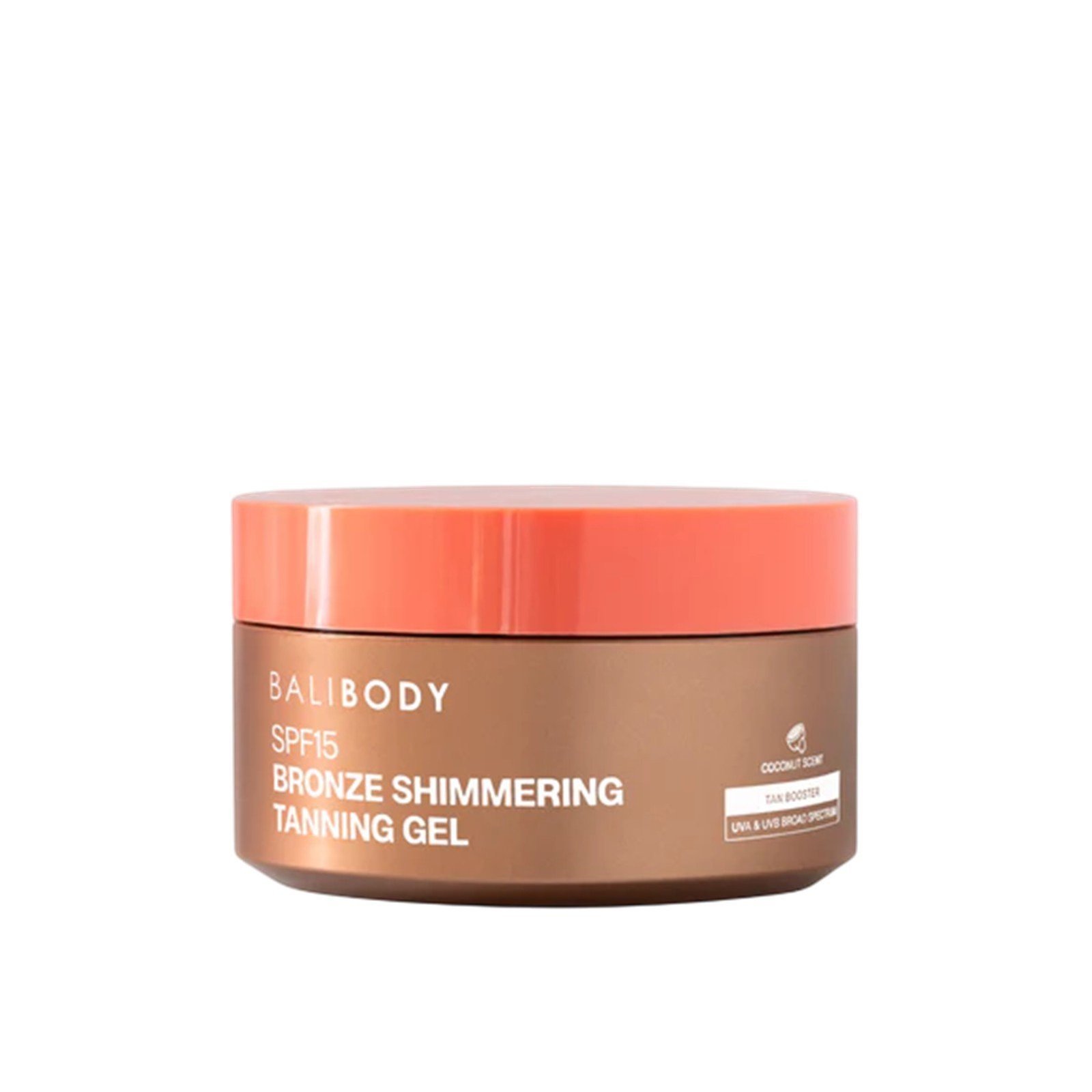 Bali Body Bronze Shimmering Tanning Gel SPF15 Coconut Scent 150g