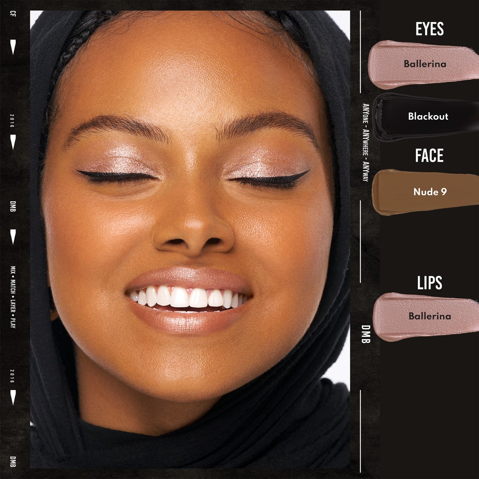 Danessa Myricks Beauty Colorfix Metallics Waterproof Cream Pigment Ballerina 10ml