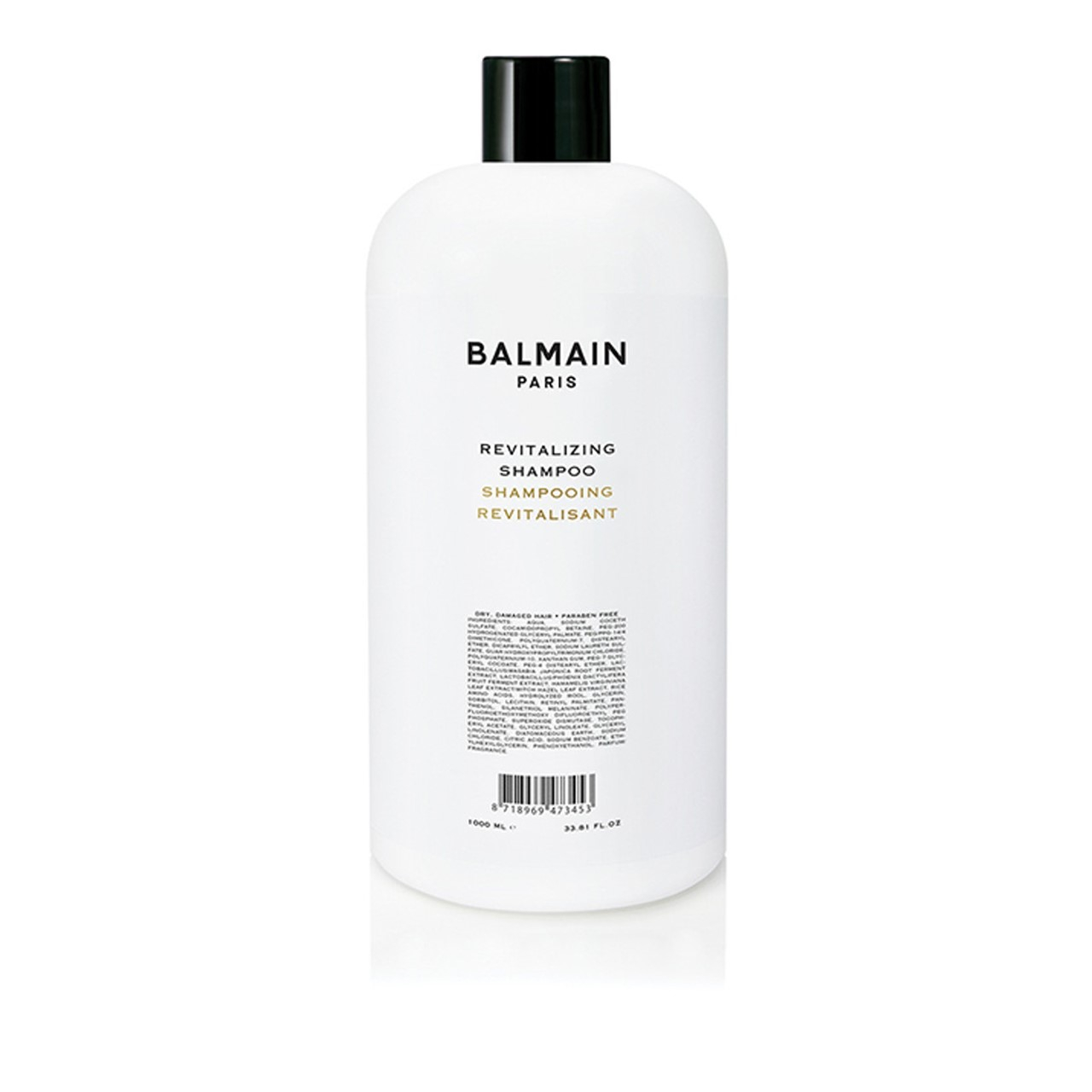 Balmain Hair Revitalizing Shampoo for Dry Damaged Hair 1L (33.81 fl oz)