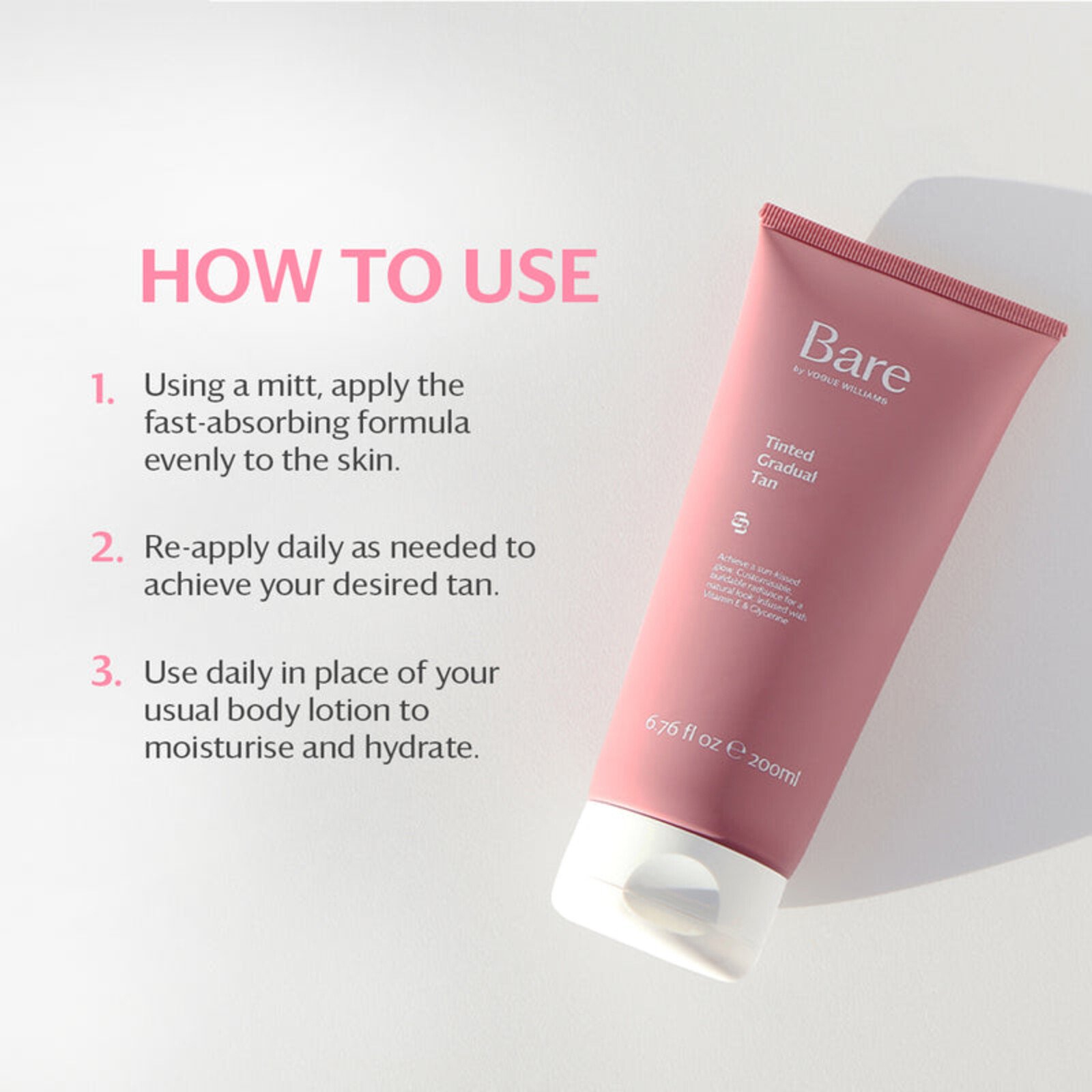 Bare by Vogue Tinted Gradual Tan 200ml (6.76floz)