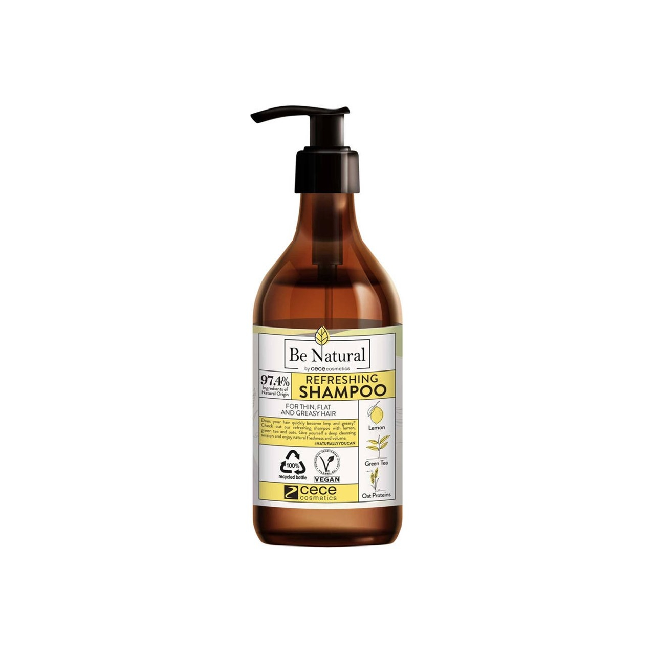 Be Natural Refreshing Shampoo 270ml (9.13 fl oz)