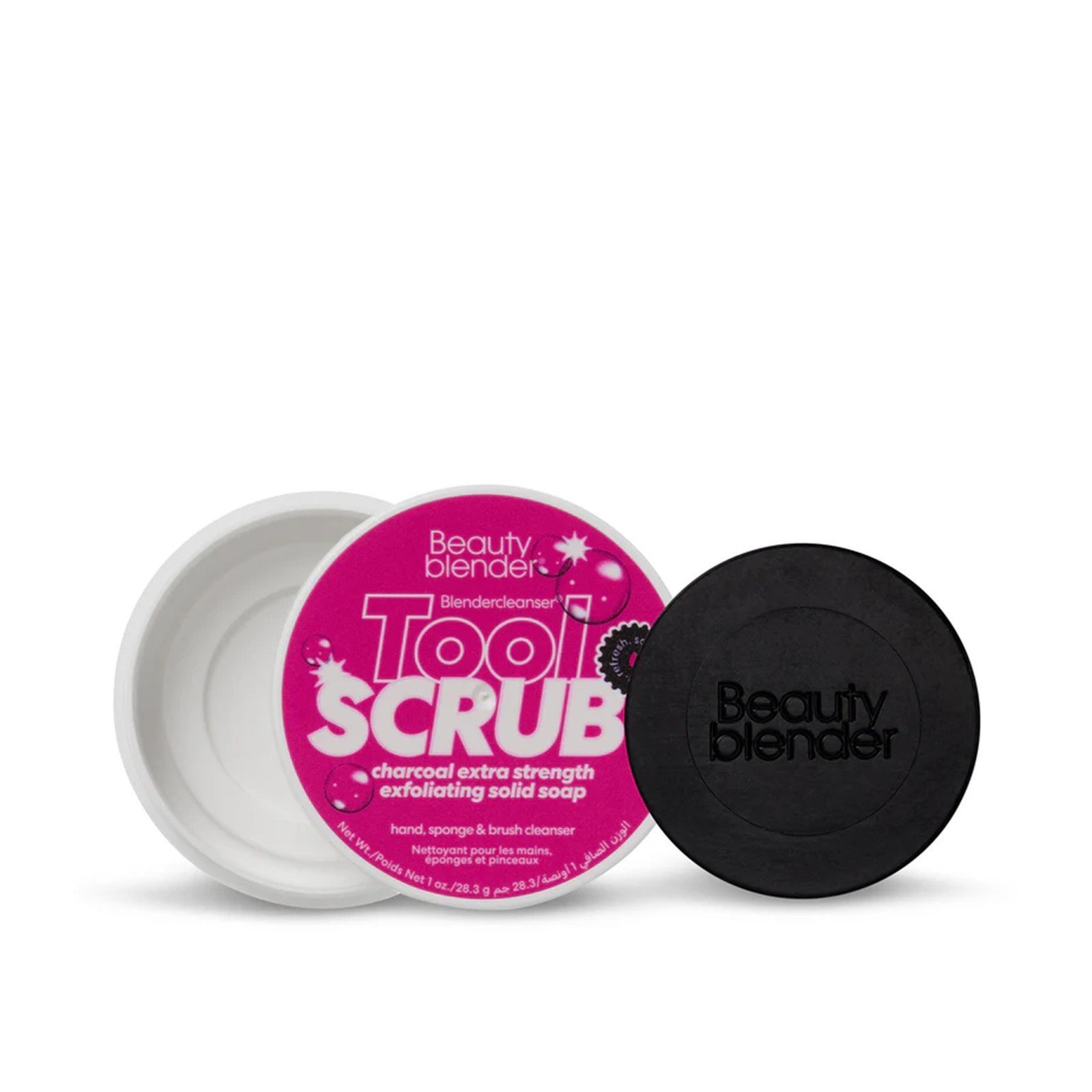 beautyblender Tool Scrub Charcoal Extra Strength Exfoliating Solid Soap 28.3g