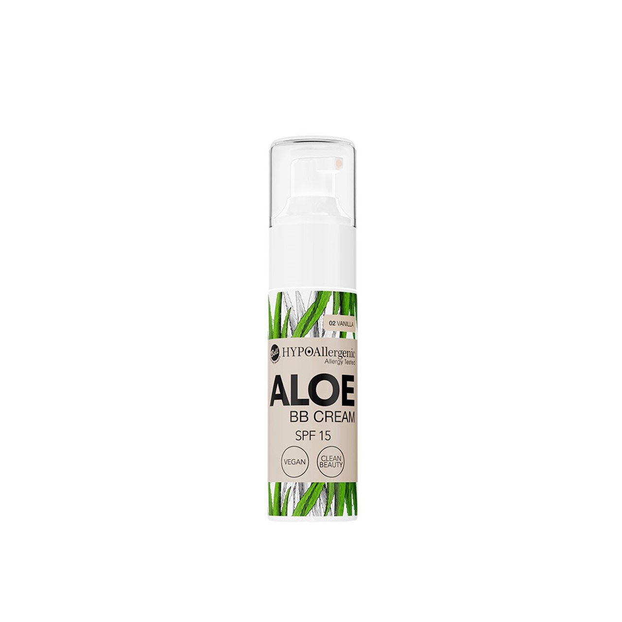 Bell HYPOAllergenic Aloe BB Cream SPF15 02 Vanilla 20g