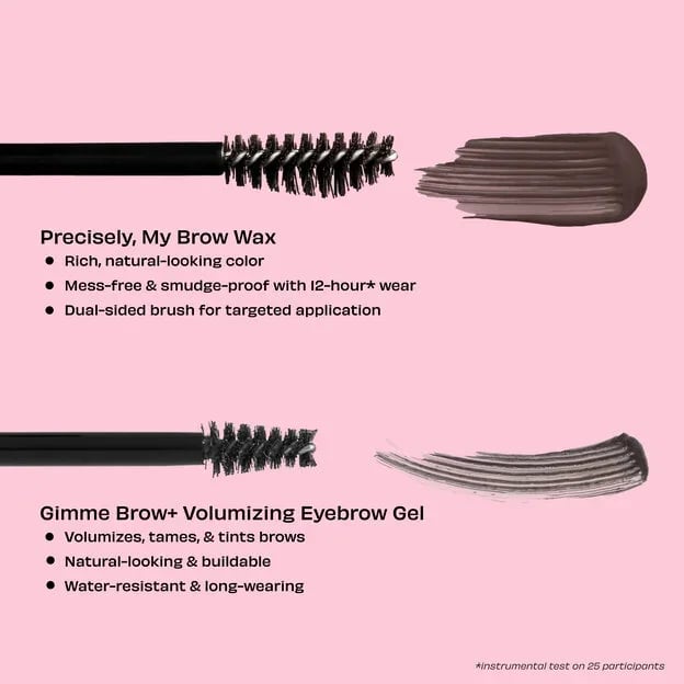 benefit Gimme Brow+ Brow-Volumizing Fiber Gel 3 Neutral Light Brown 3g (0.1oz)