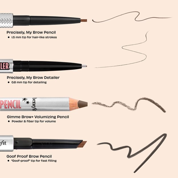 benefit Goof Proof Brow Pencil Mini 3 Warm Light Brown 0.17g
