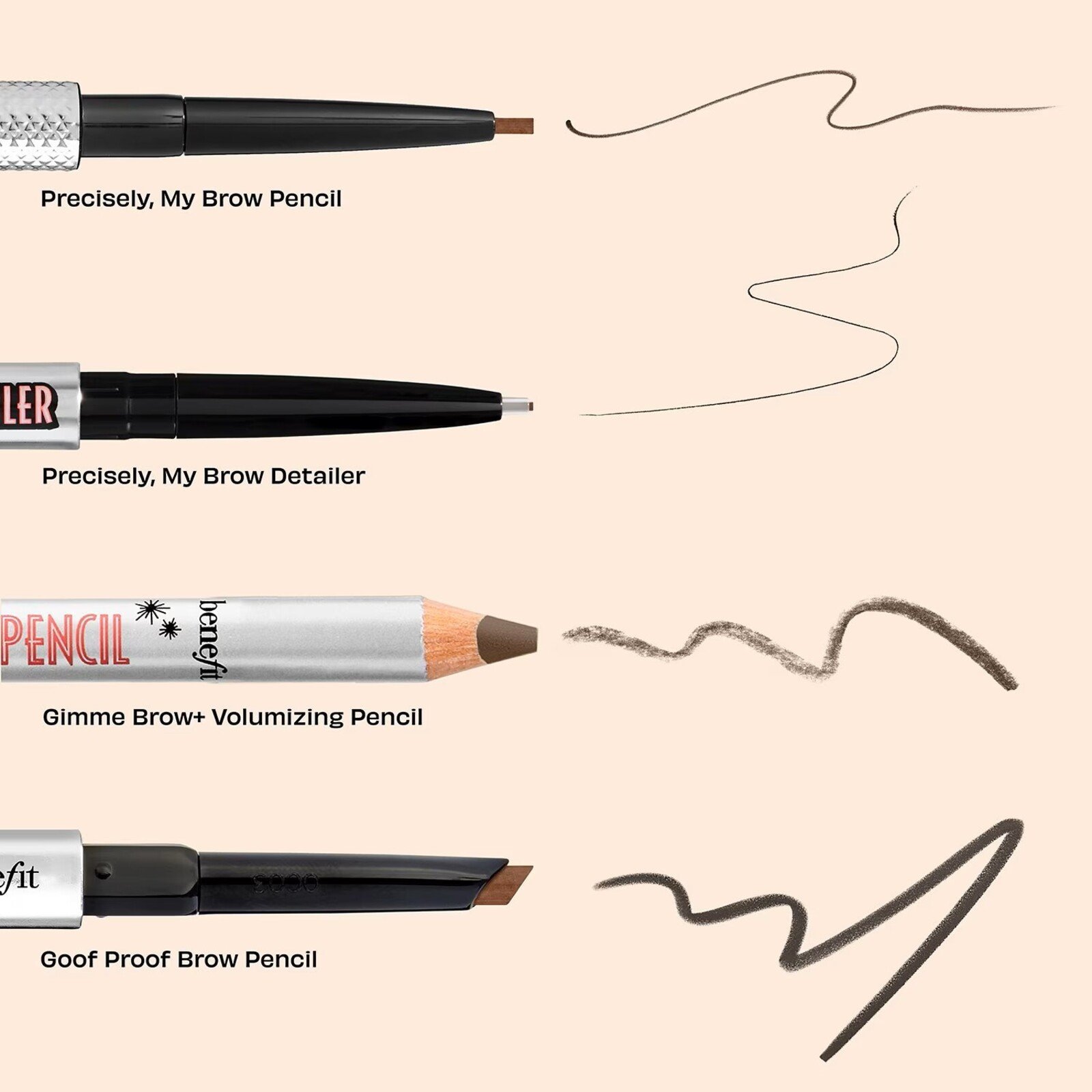 benefit Precisely, My Brow Pencil Ultra-Fine Brow Defining Pencil 3.5 Neutral Medium Brown 0.08g