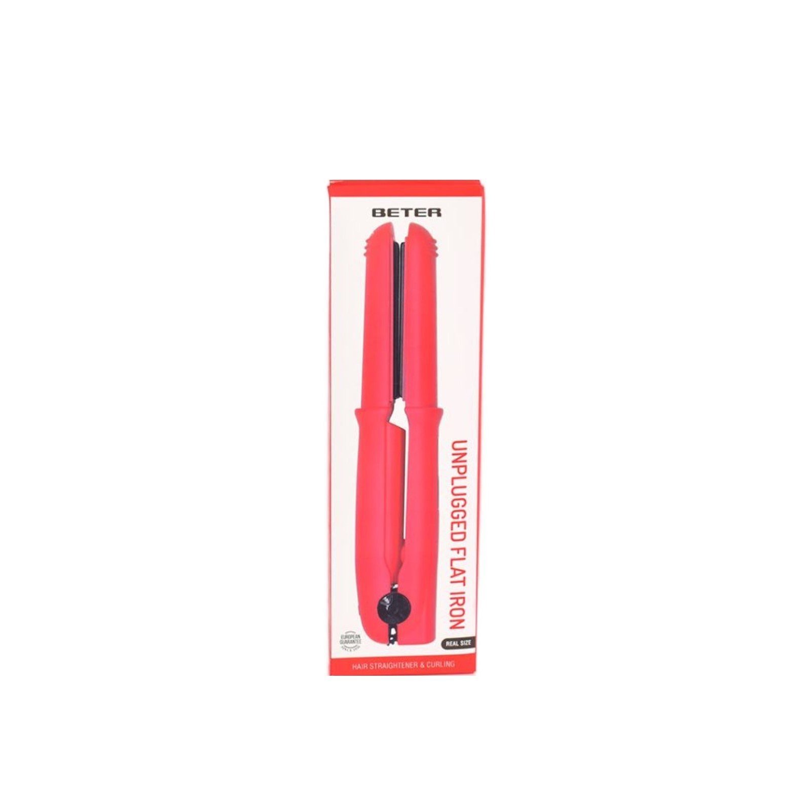 Beter GRWM Unplugged Flat Iron Red