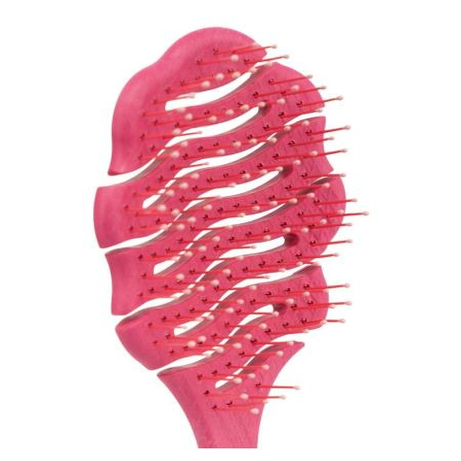 Beter Natural Fiber 180º Flex Hairbrush XL Fuchsia/Pale Pink x1