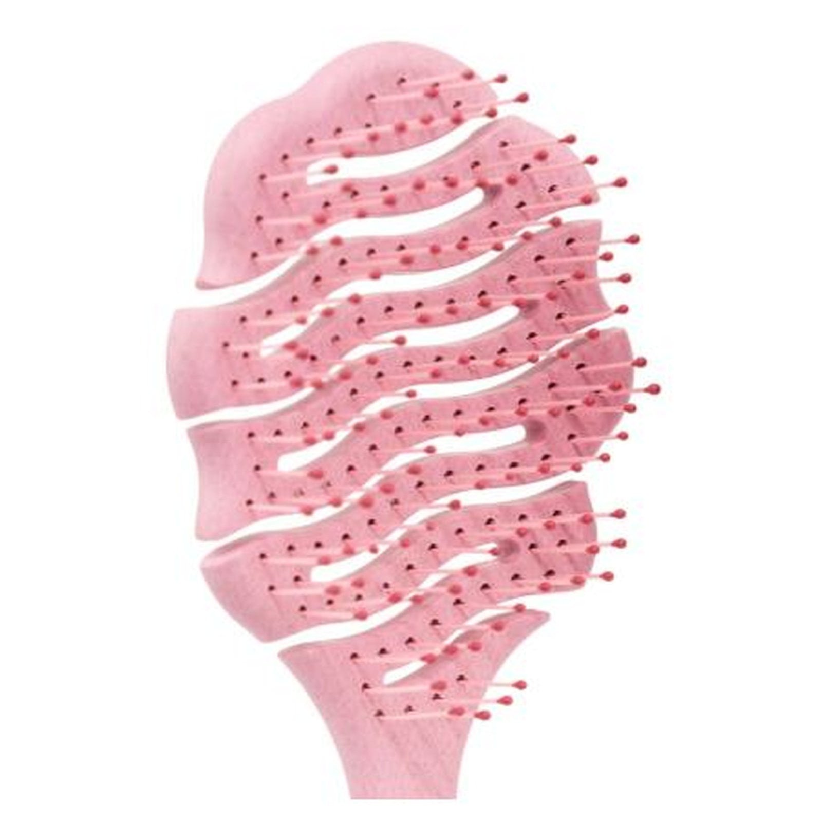 Beter Natural Fiber 180º Flex Hairbrush XL Fuchsia/Pale Pink x1