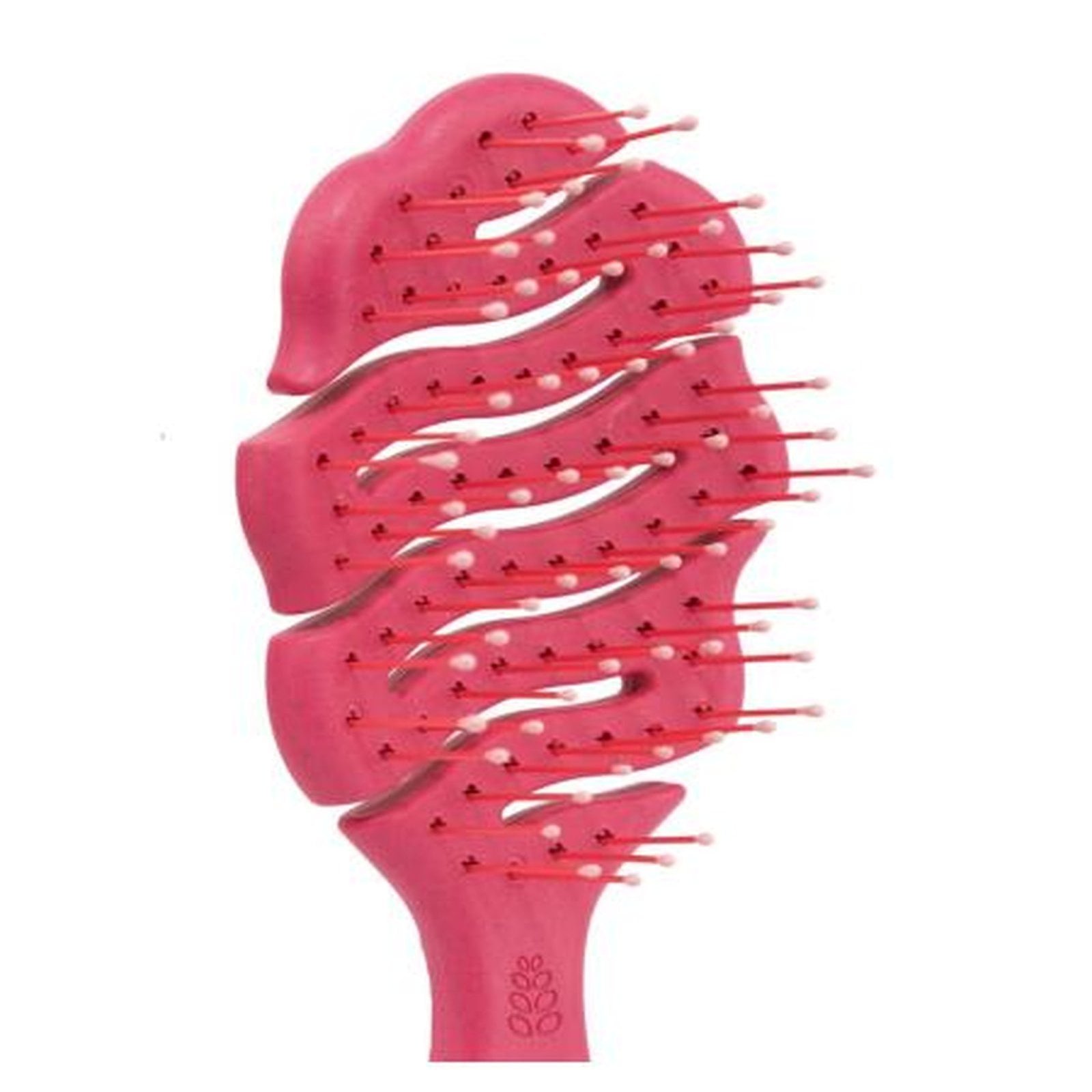 Beter Natural Fiber 180º Flex Hairbrush XS Fuchsia/Pale Pink x1