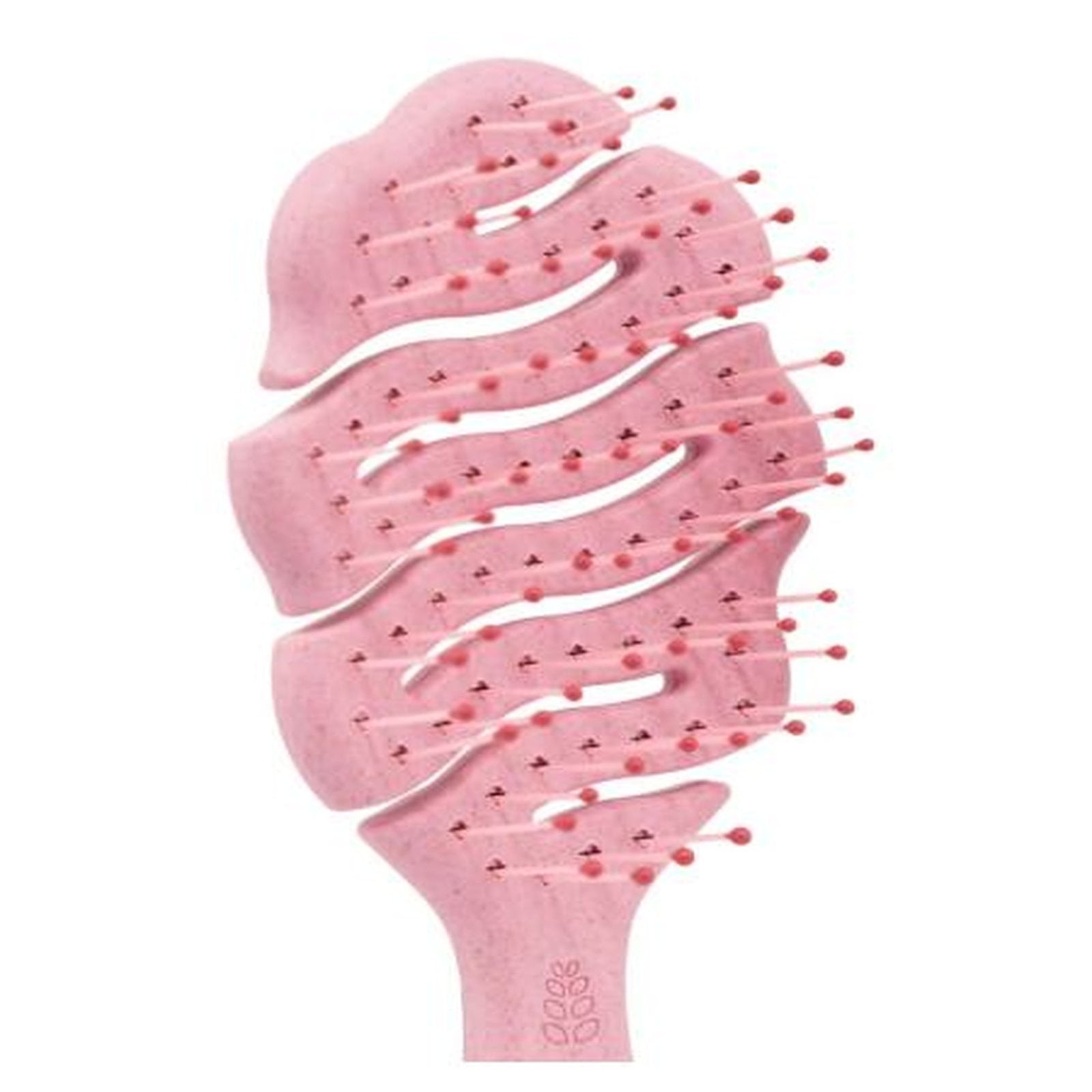 Beter Natural Fiber 180º Flex Hairbrush XS Fuchsia/Pale Pink x1