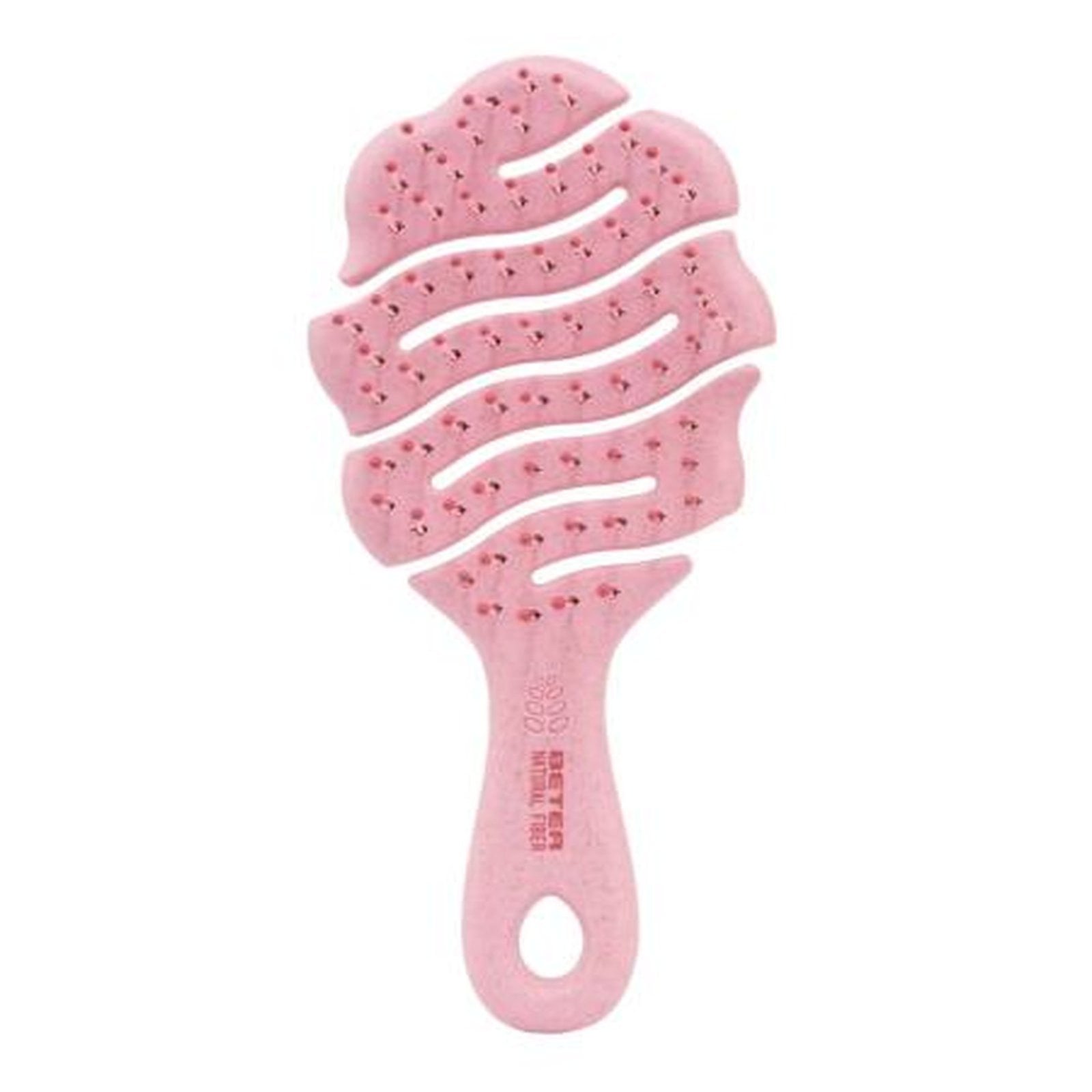Beter Natural Fiber 180º Flex Hairbrush XS Fuchsia/Pale Pink x1