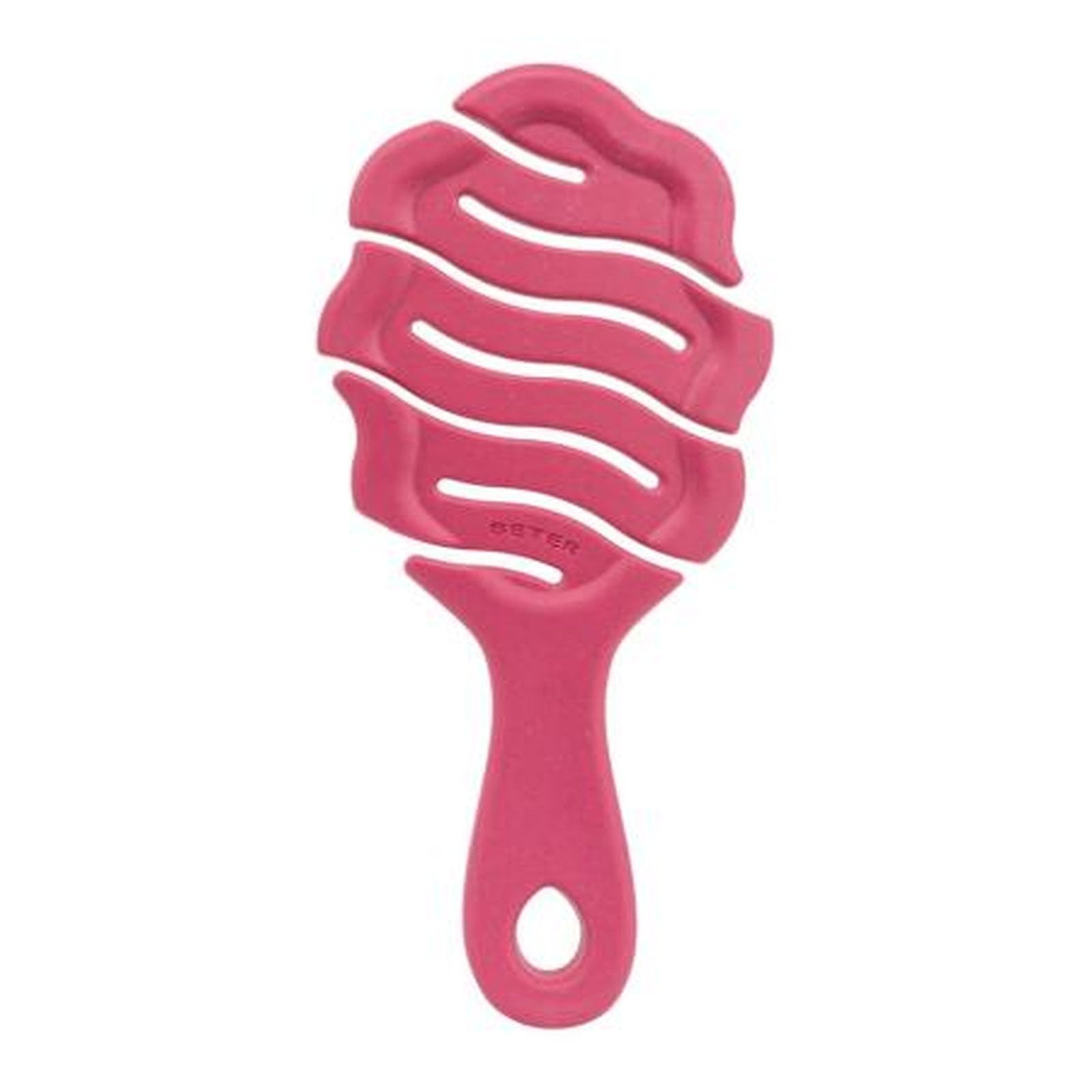 Beter Natural Fiber 180º Flex Hairbrush XS Fuchsia/Pale Pink x1