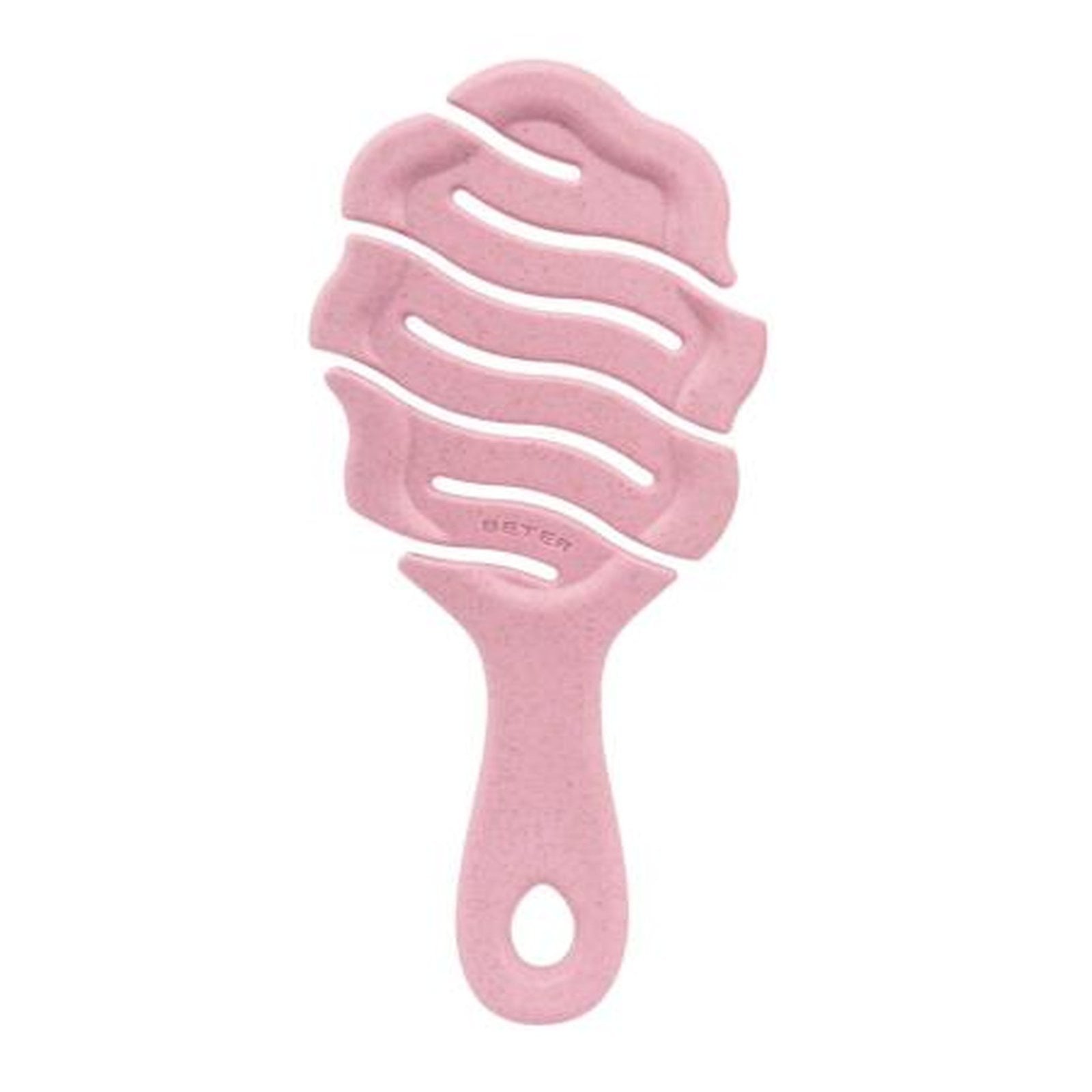 Beter Natural Fiber 180º Flex Hairbrush XS Fuchsia/Pale Pink x1