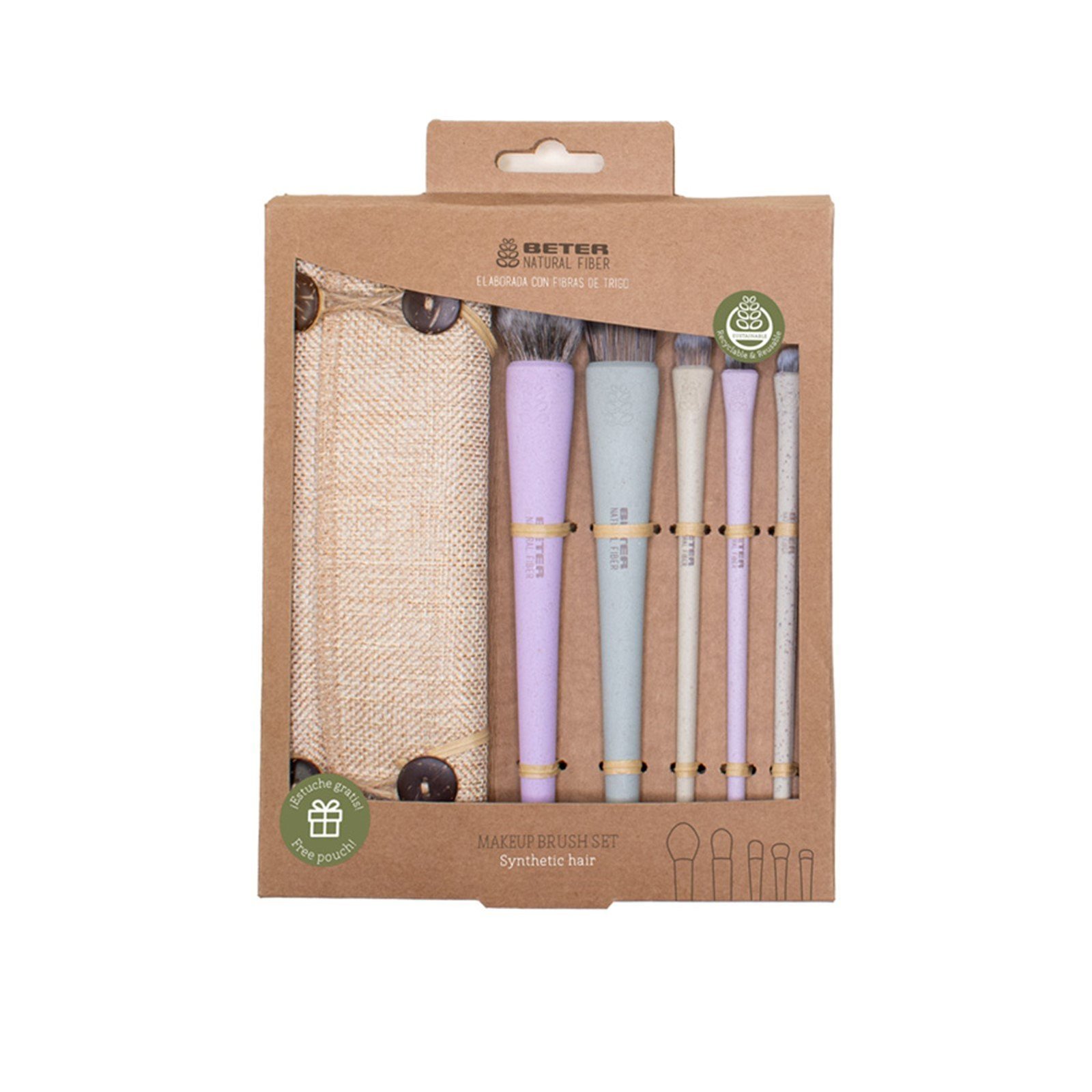 Beter Natural Fiber Makeup Brush Set