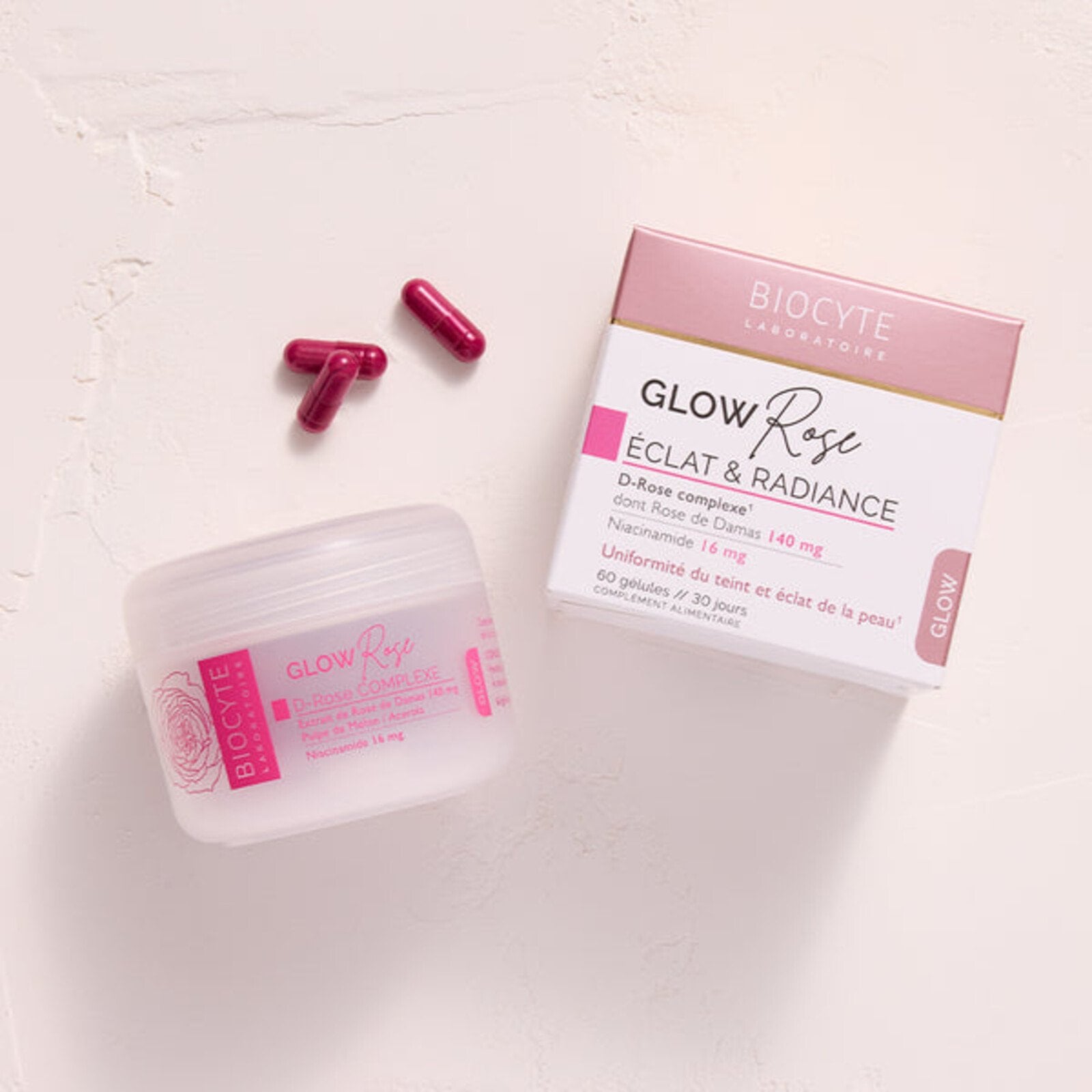 Biocyte Glow Rose Radiance & Brightness Food Supplement x60