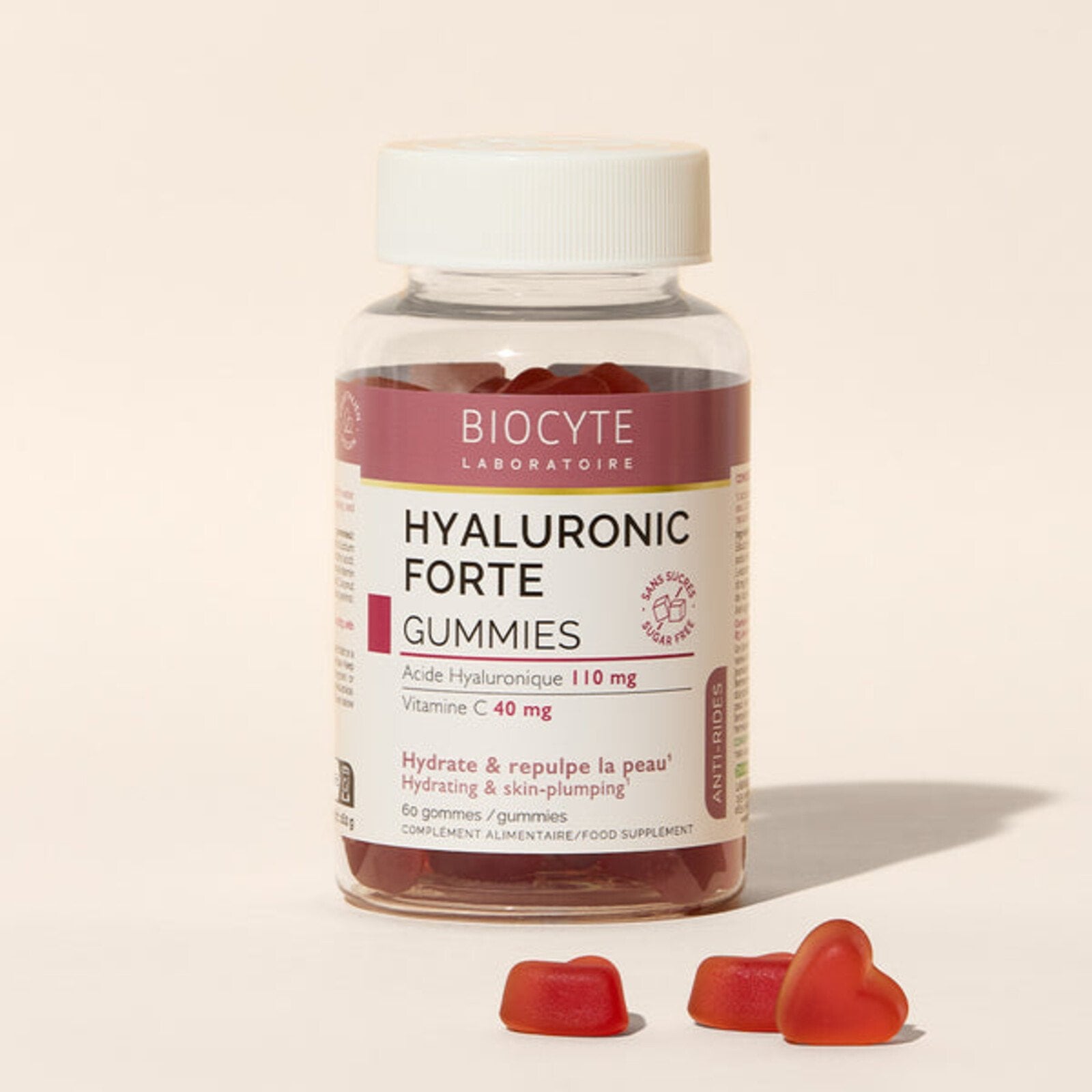 Biocyte Hyaluronic Forte Gummies Cherry x60