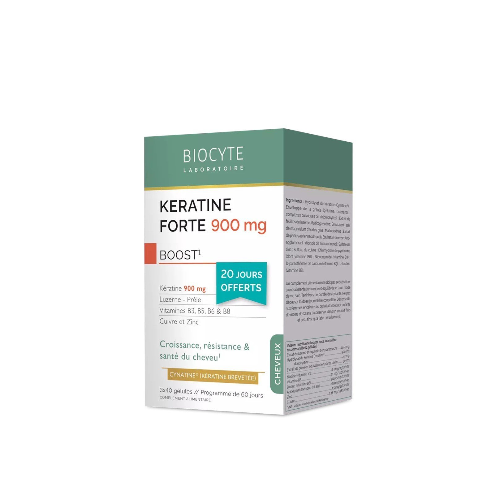 Biocyte Keratine Forte Full Spectrum Hair Capsules