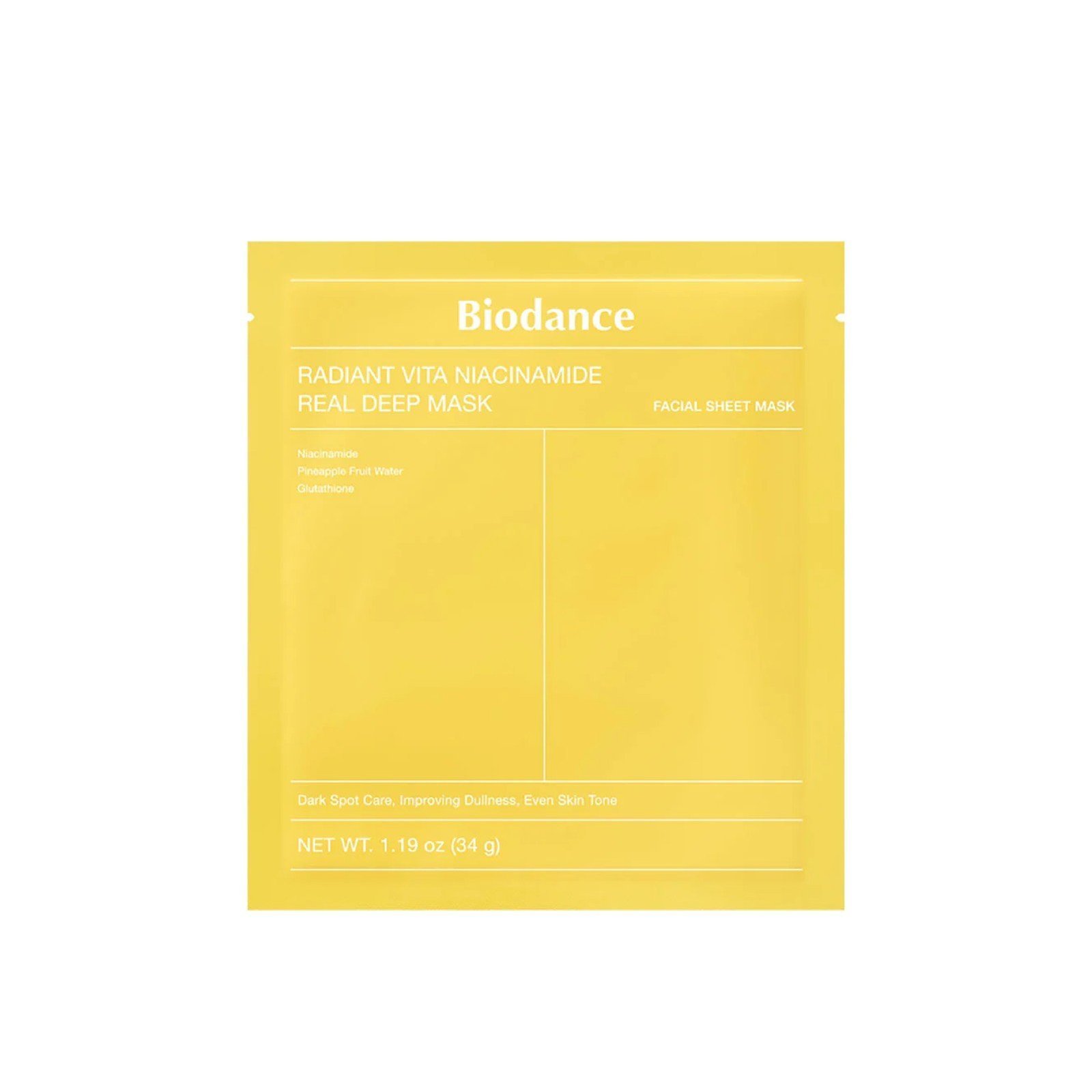 Biodance Radiant Vita Niacinamide Real Deep Mask قطر التوصيل