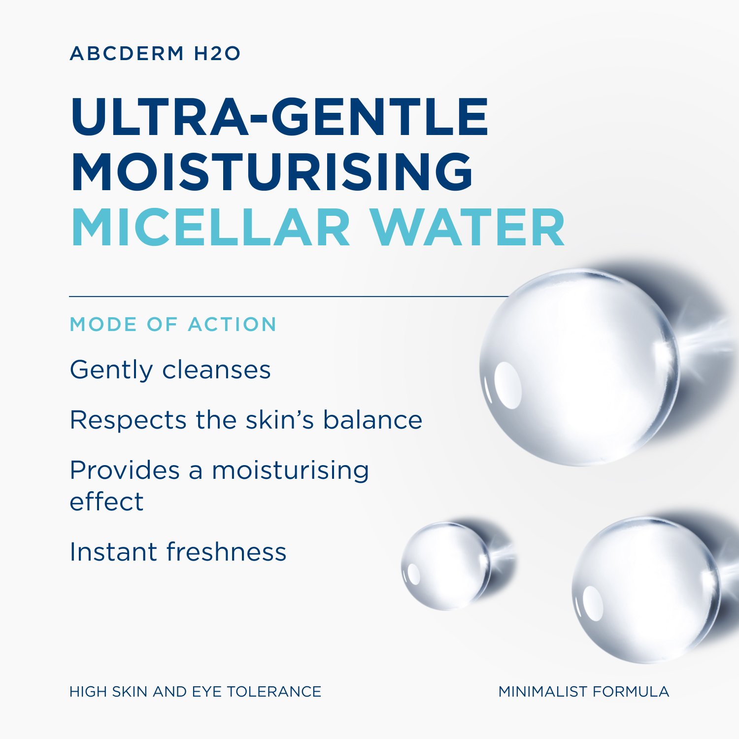Bioderma ABCDerm H2O Solução Micelar Ultra-Suave 1L