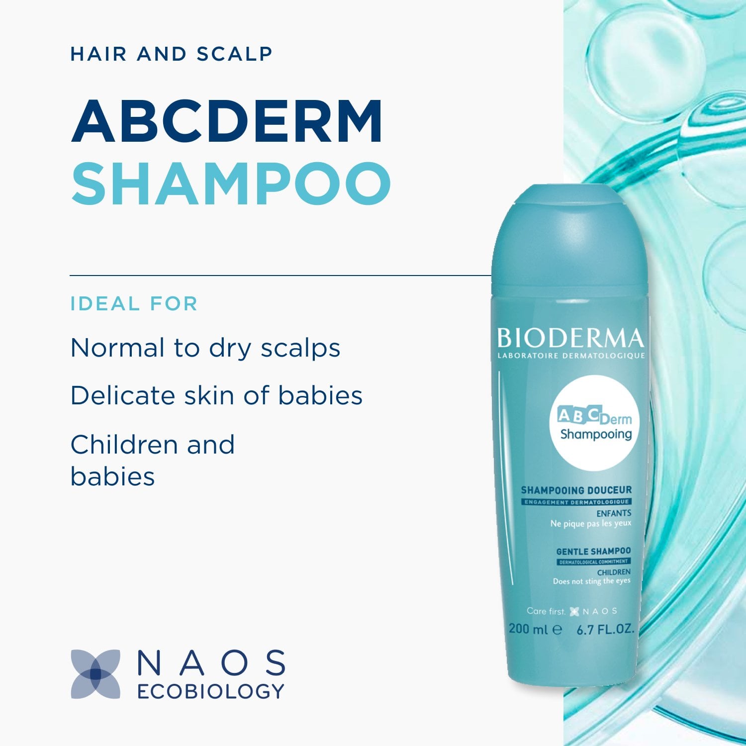 Bioderma ABCDerm Shampooing Gentle Shampoo 200ml