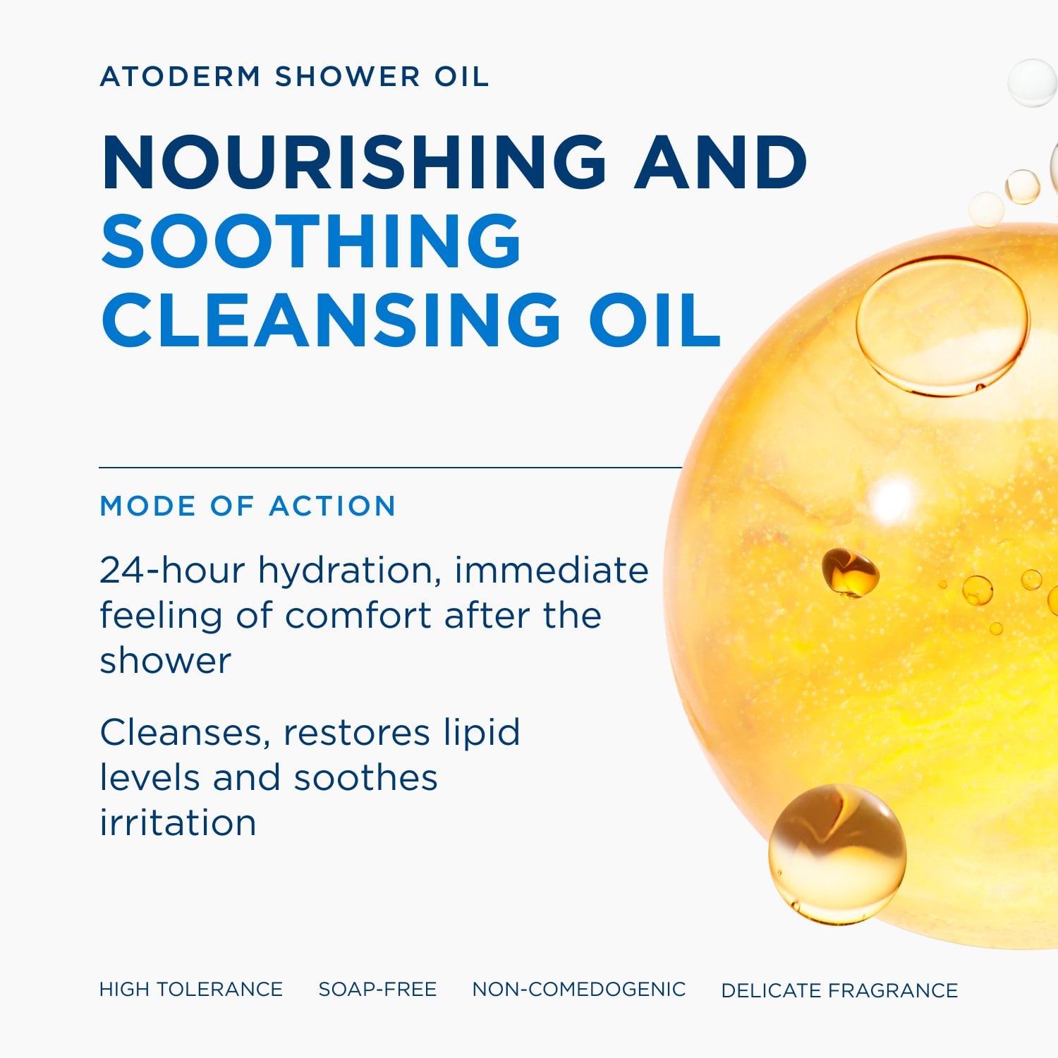 Bioderma Atoderm Aceite de Ducha Limpiador Calmante Relipidizante Recambio Ecológico 1L