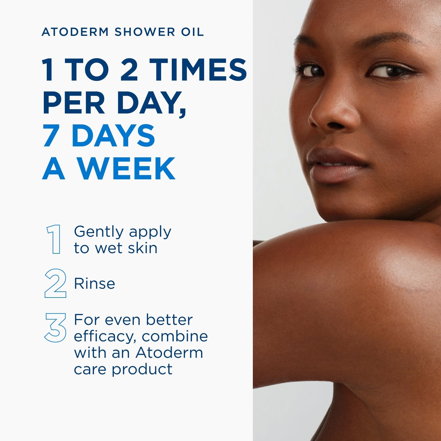 Bioderma Atoderm Aceite de Ducha Limpiador Calmante Relipidizante Recambio Ecológico 1L