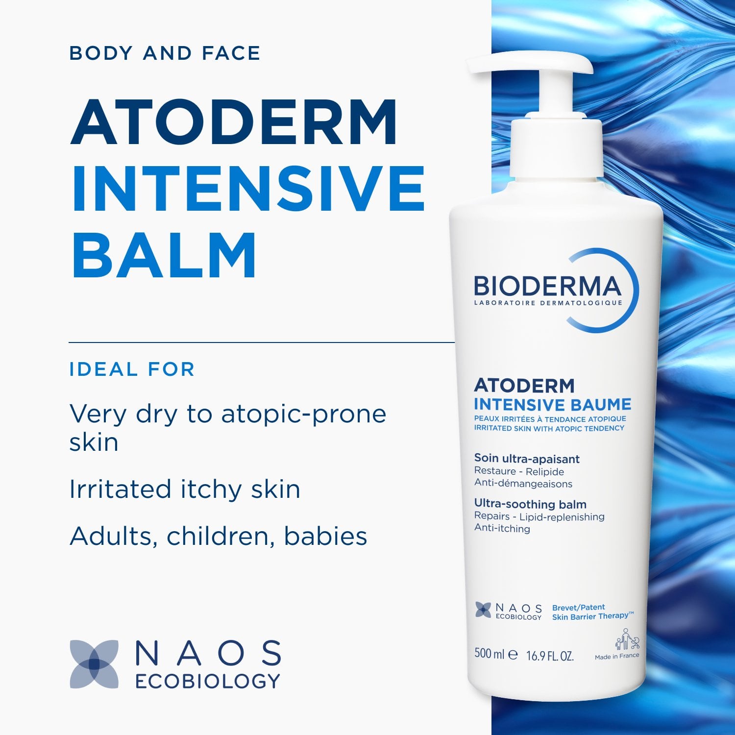 Bioderma Atoderm Intensive Baume Ultra-beruhigender Balsam 500ml
