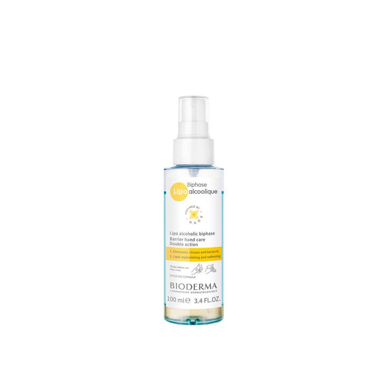 Bioderma Lipo Alcoholic Biphase Barrier Hand Care 100ml