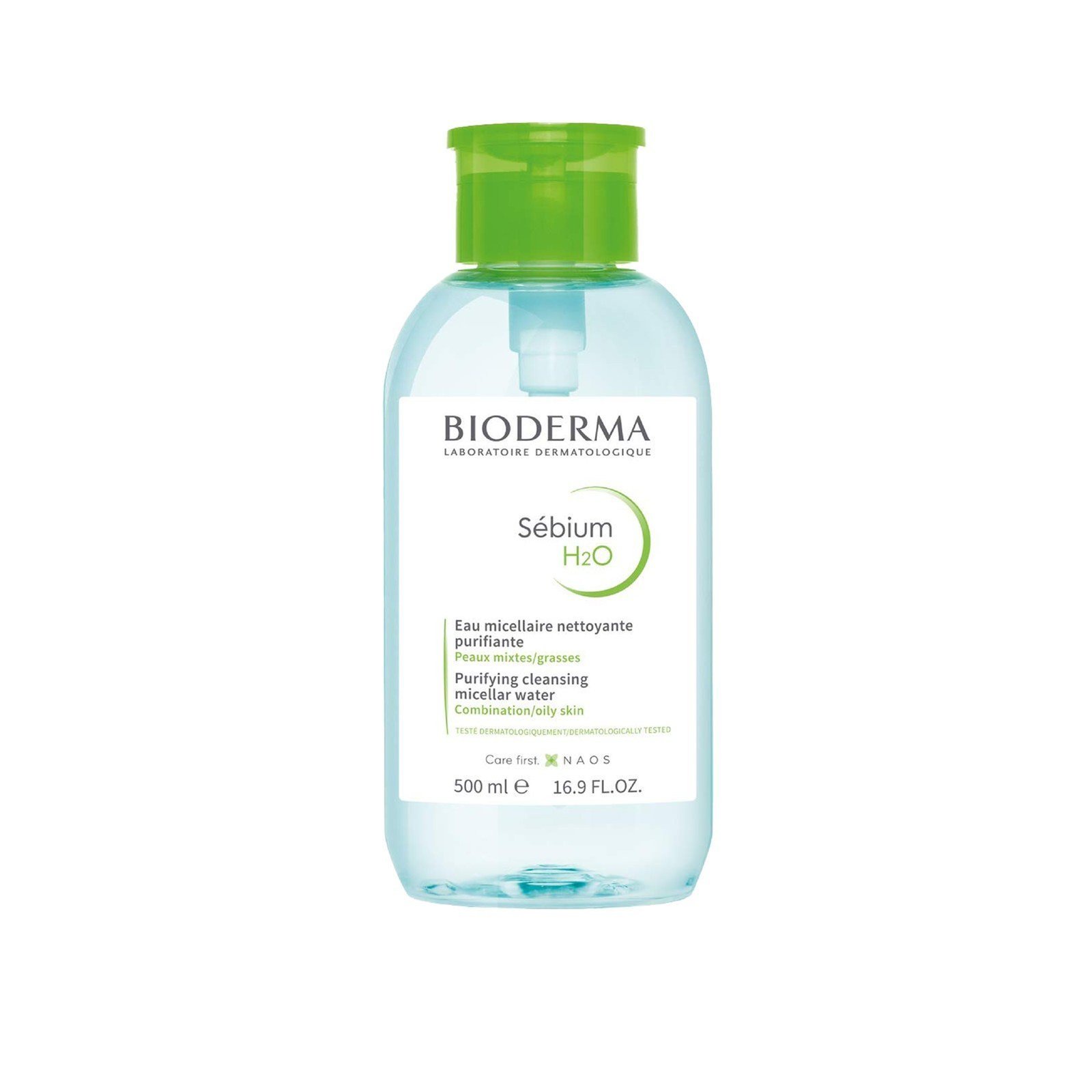 Bioderma Sebium H2O Purifying Cleansing Micellar Water w/ Pump 500ml