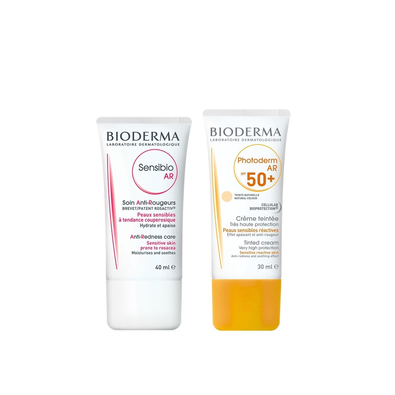 Bioderma Sensibio AR Anti-Redness 40ml + Photoderm AR SPF50+ 30ml (1.35+1.01fl.oz.)
