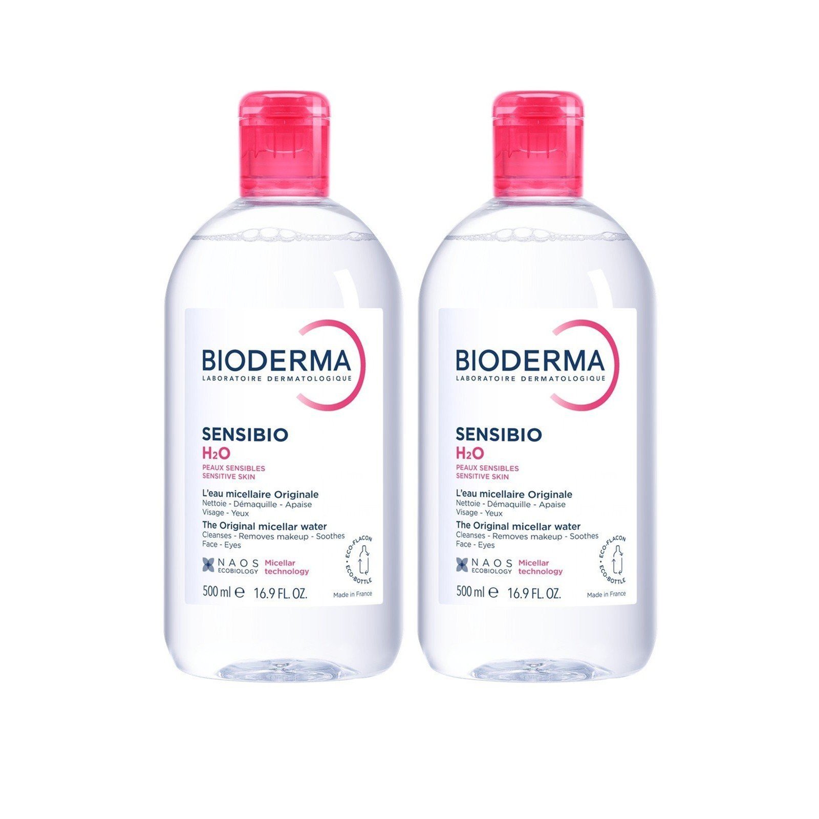 Bioderma Sensibio H2O The Original Micellar Water 500ml x2
