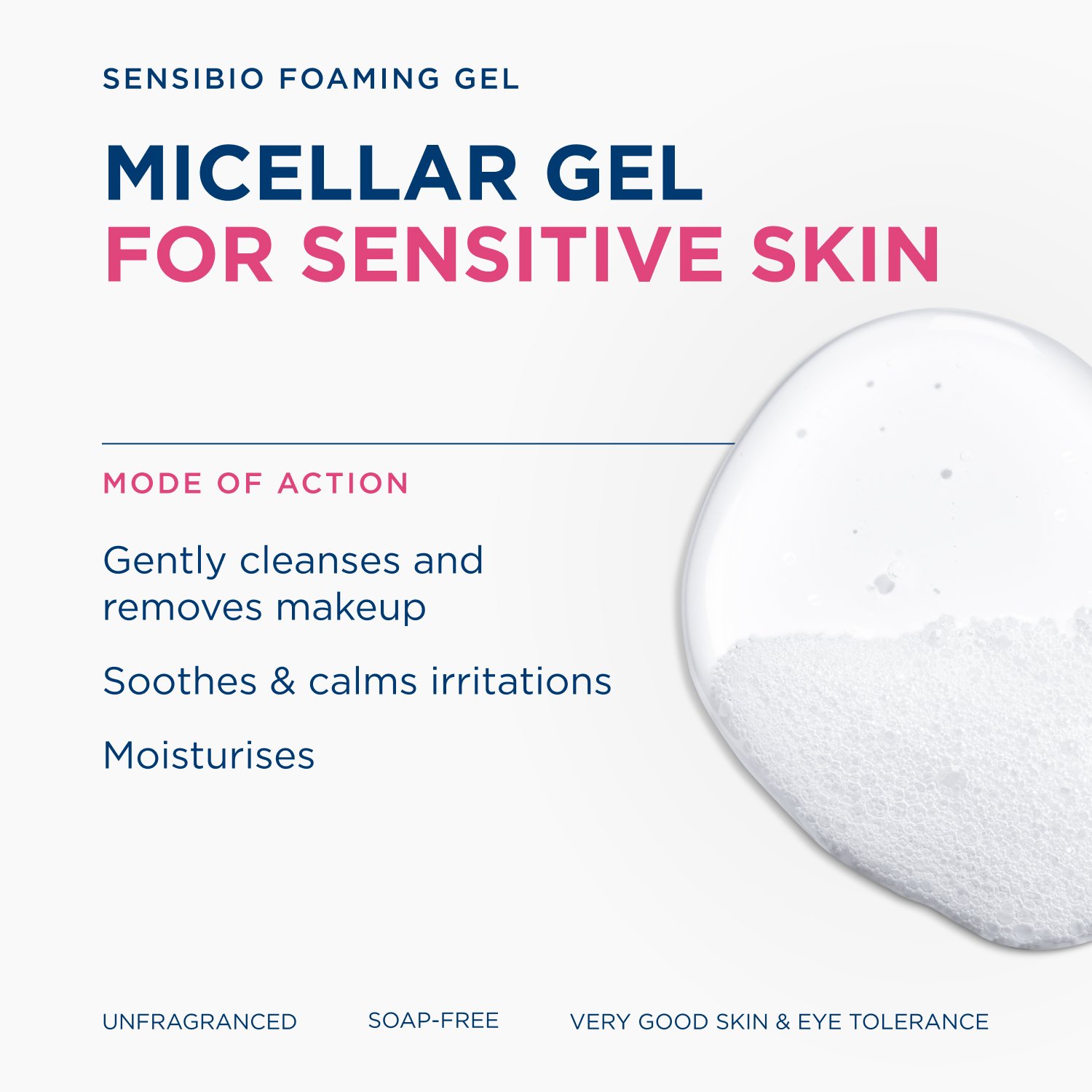 Bioderma Sensibio Soothing Micellar Cleansing Foaming Gel Sensitive Skin 200ml