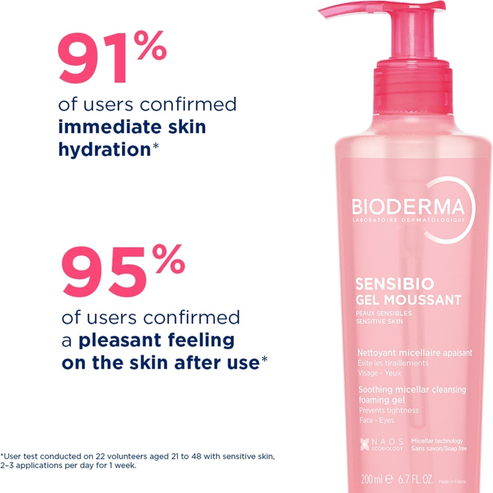 Bioderma Sensibio Soothing Micellar Cleansing Foaming Gel 500ml