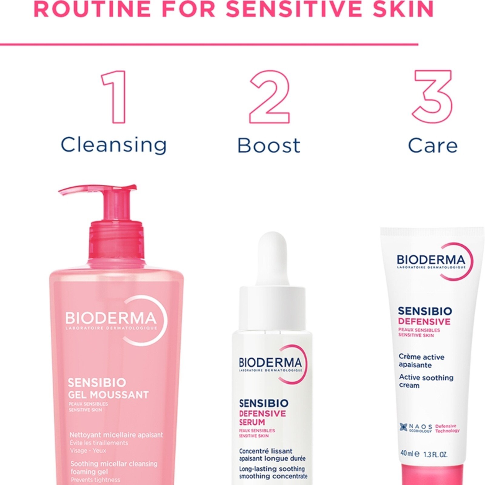 Bioderma Sensibio Soothing Micellar Cleansing Foaming Gel 500ml