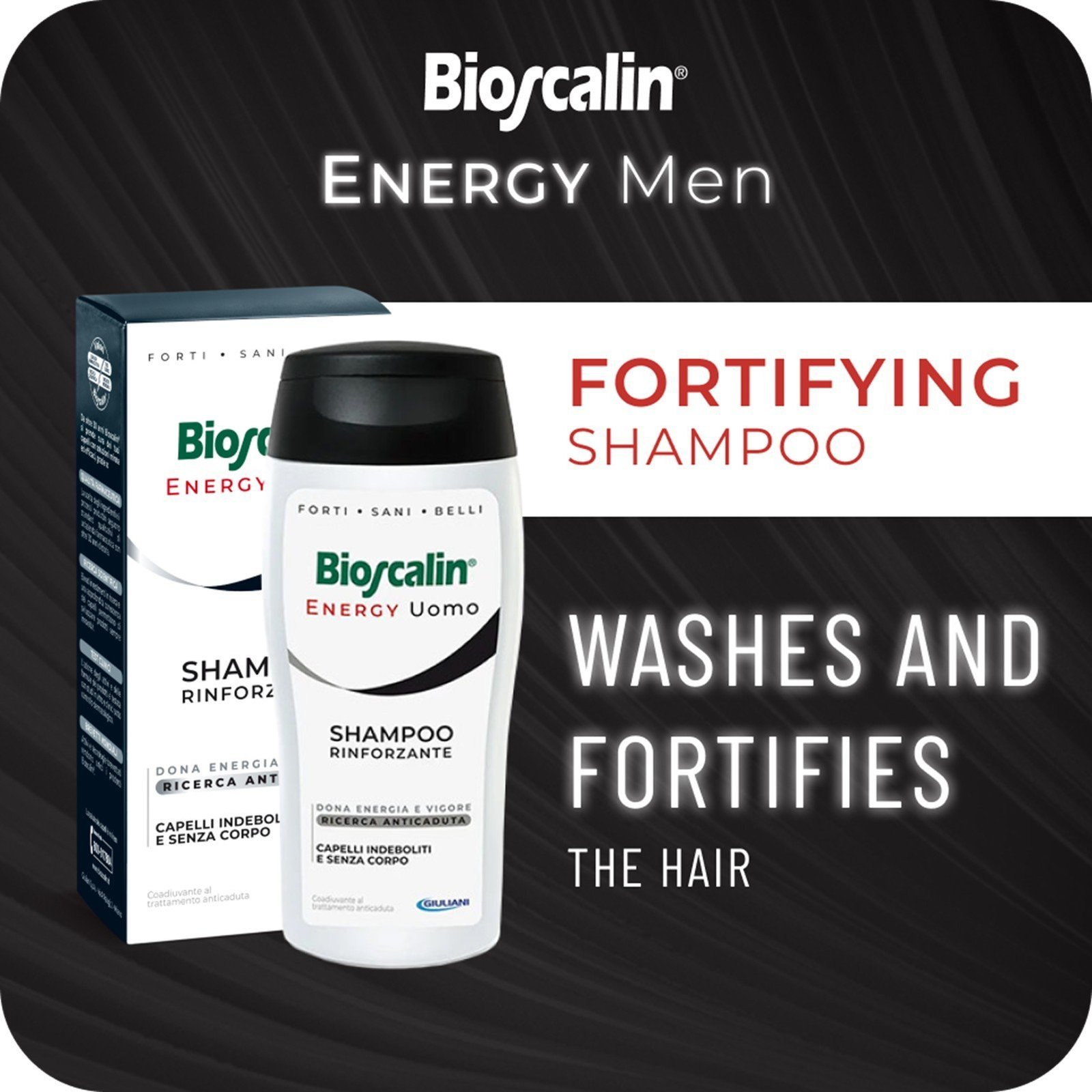 Bioscalin Energy Uomo Fortifying Shampoo 200ml