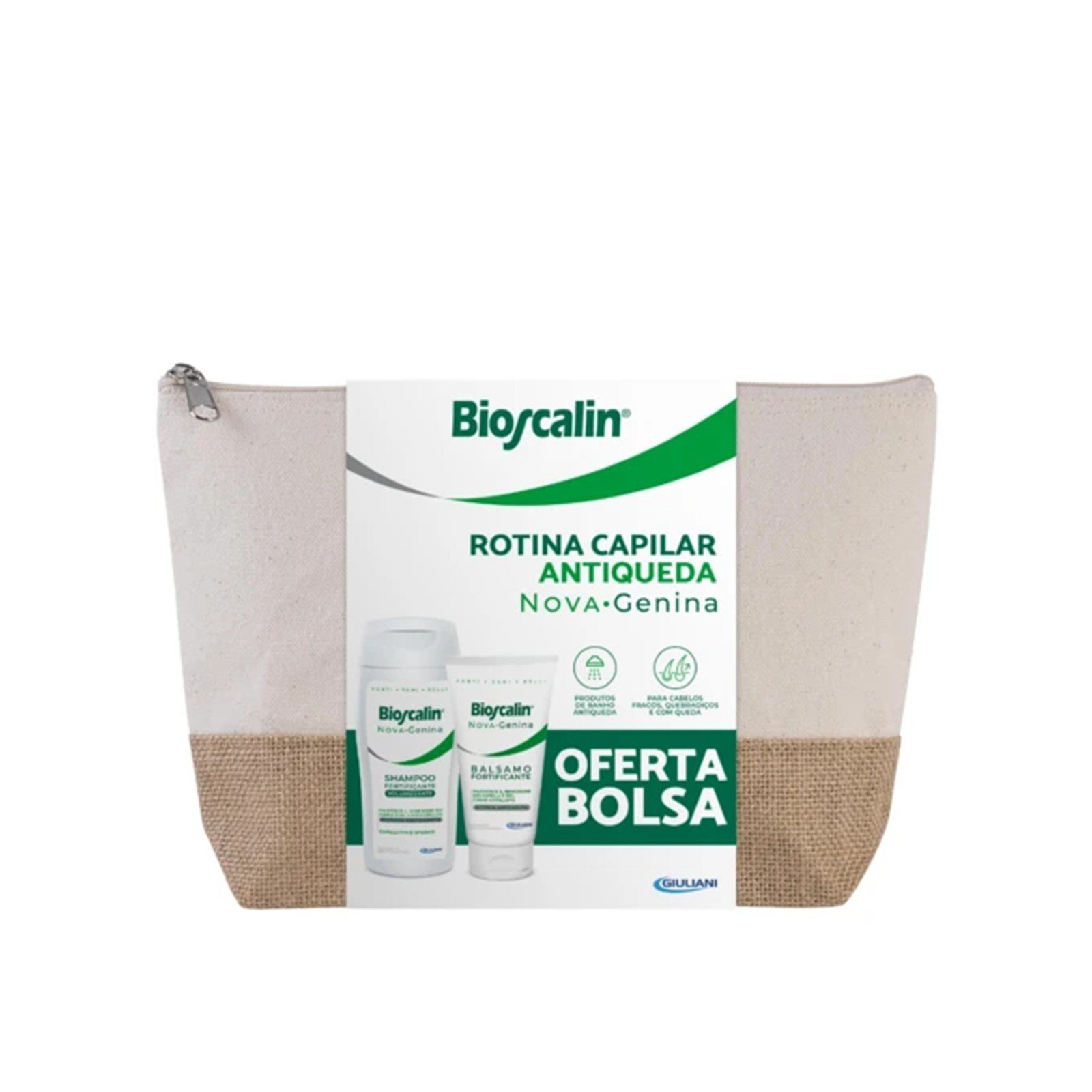 Bioscalin Nova Genina Volumizing Fortifying Shampoo 200ml + Conditioner 150ml