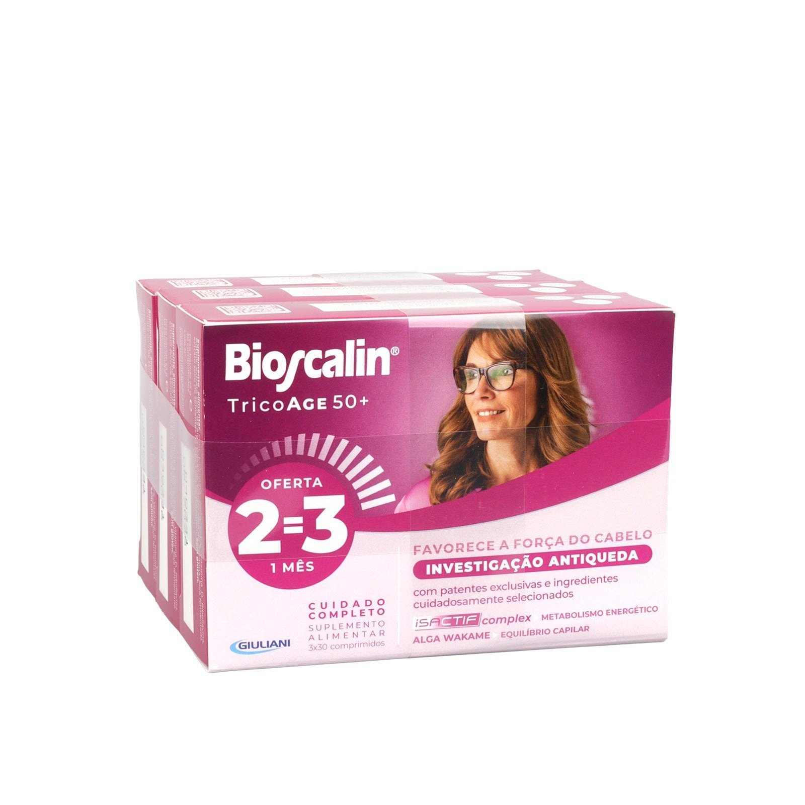 Bioscalin TricoAge 50+ Hair Strengthening 30 Tablets x3