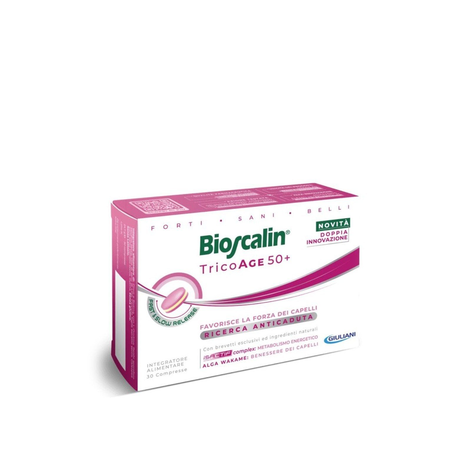 Bioscalin TricoAge 50+ Hair Strengthening Tablets Anti-Hair Loss x30